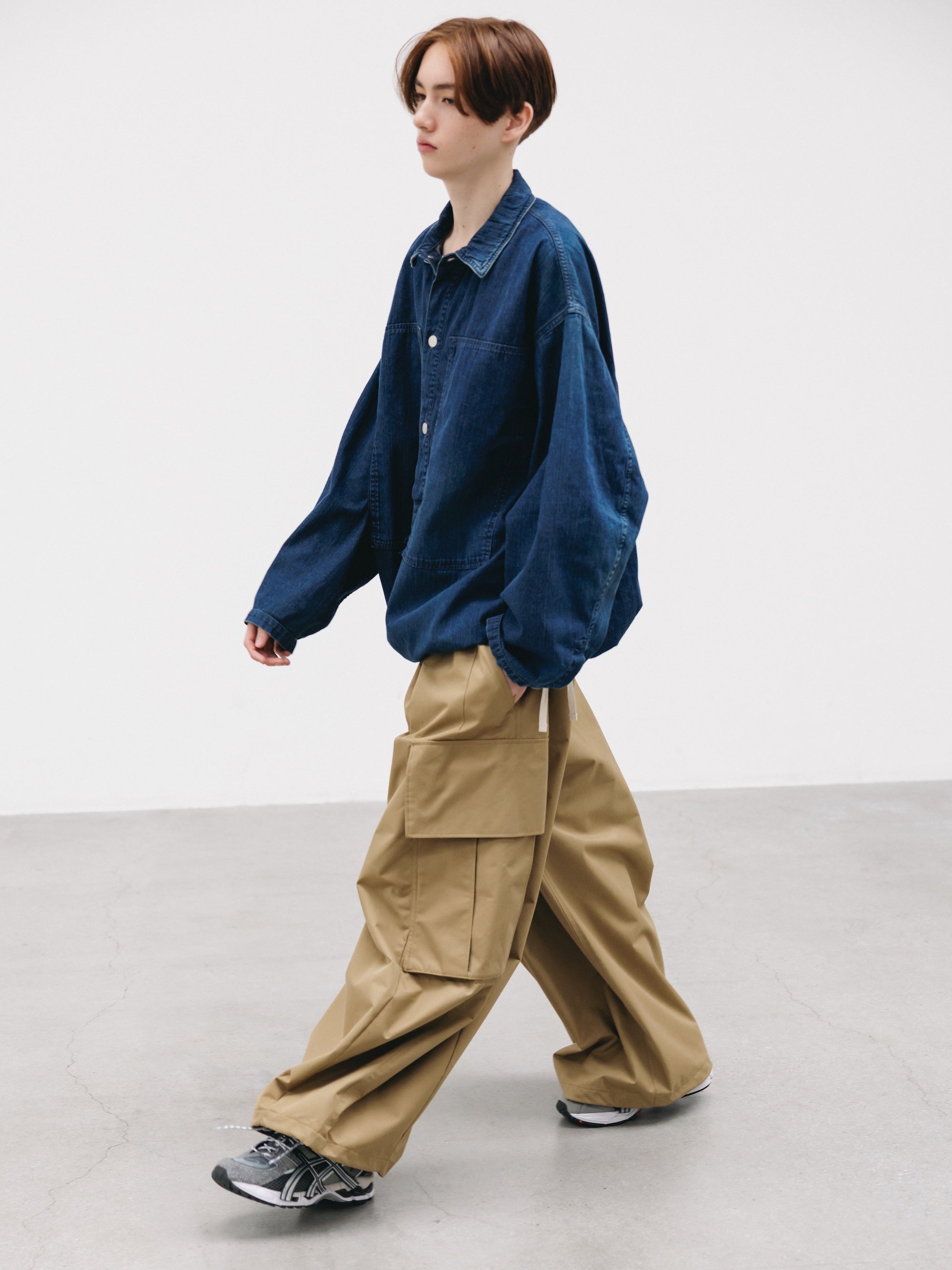 【2.21 SAT 20:00- IN STOCK】VINTAGE DYED SELVEDGE DENIM US ARMY M-35 PULLOVER JACKET (VINTAGE INDIGO)