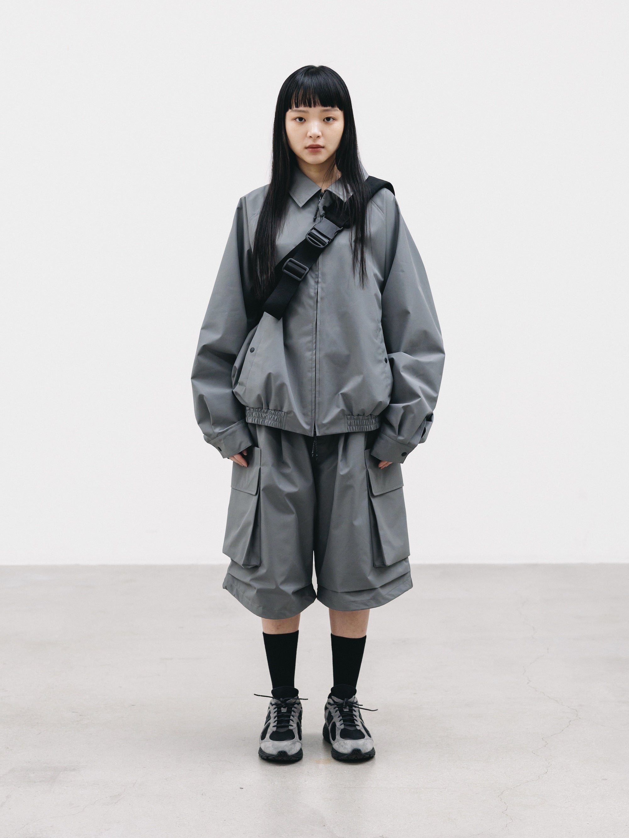 +phenix WINDSTOPPER® by GORE-TEX LABS CITY MILITARY HALF PANTS 001 (CHARCOAL GRAY)