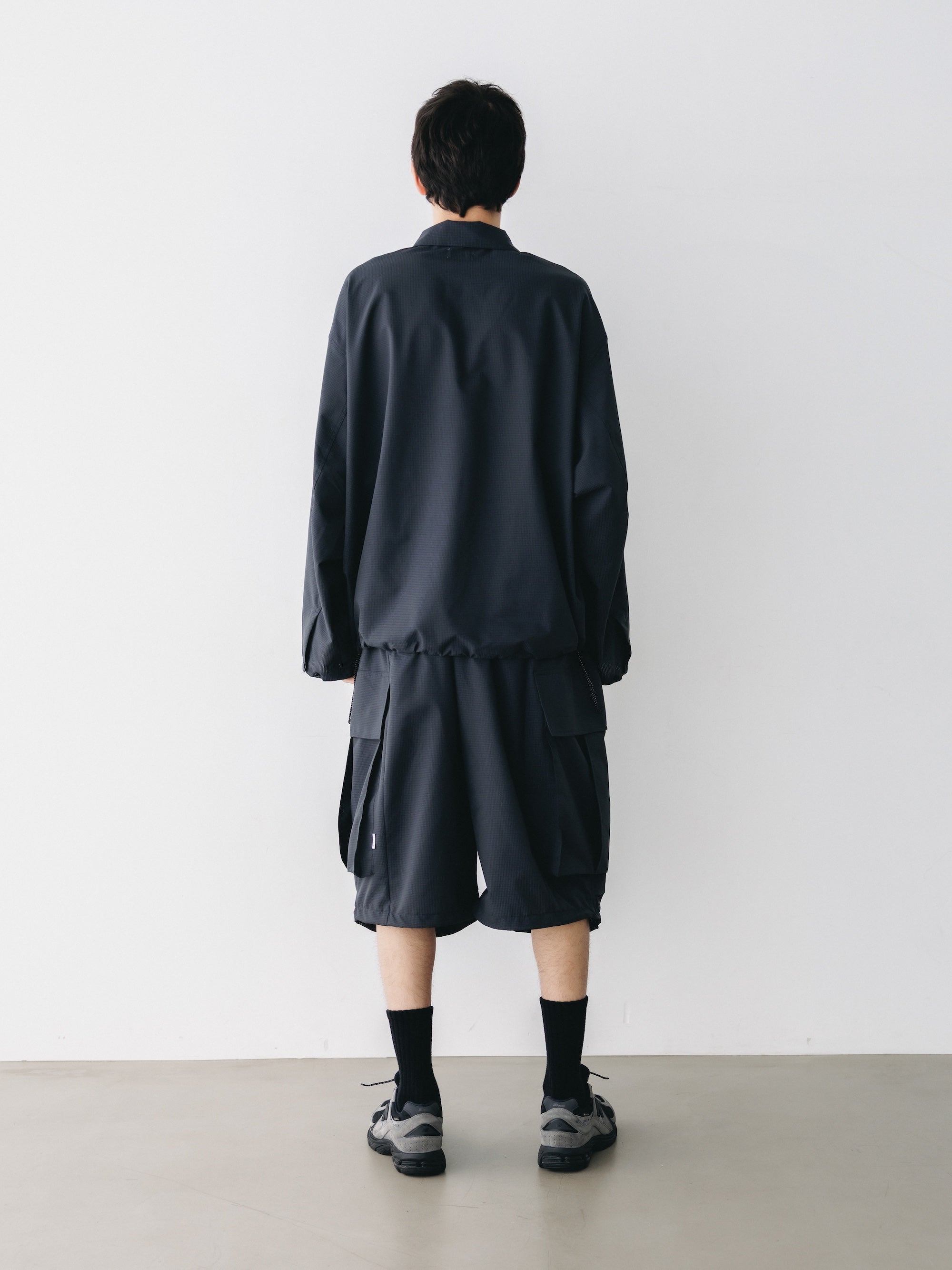 【4.11 SAT 20:00- IN STOCK】COOLDOTS® CITY MEGA POCKET BALLOON CARGO HALF PANTS (CHARCOAL)