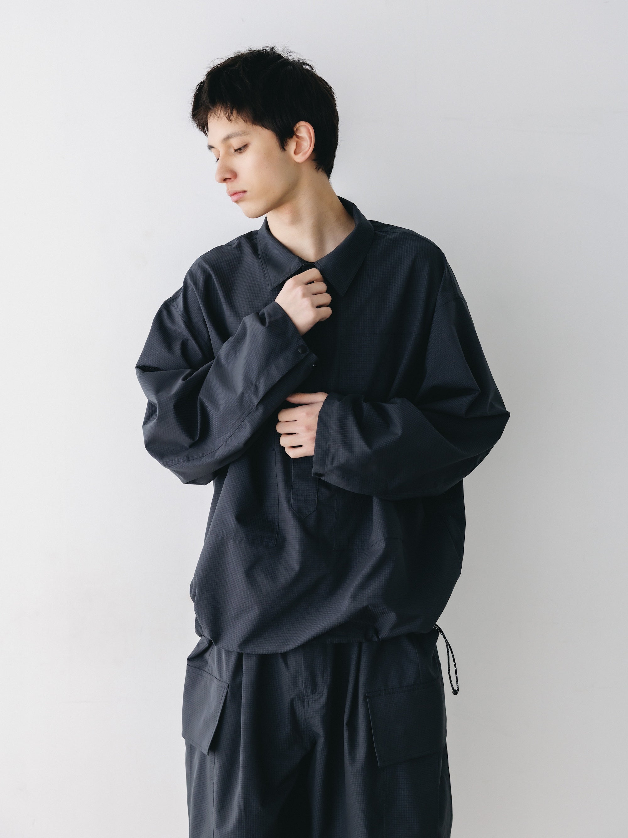 COOLDOTS® M-35 PULLOVER JACKET (CHARCOAL)