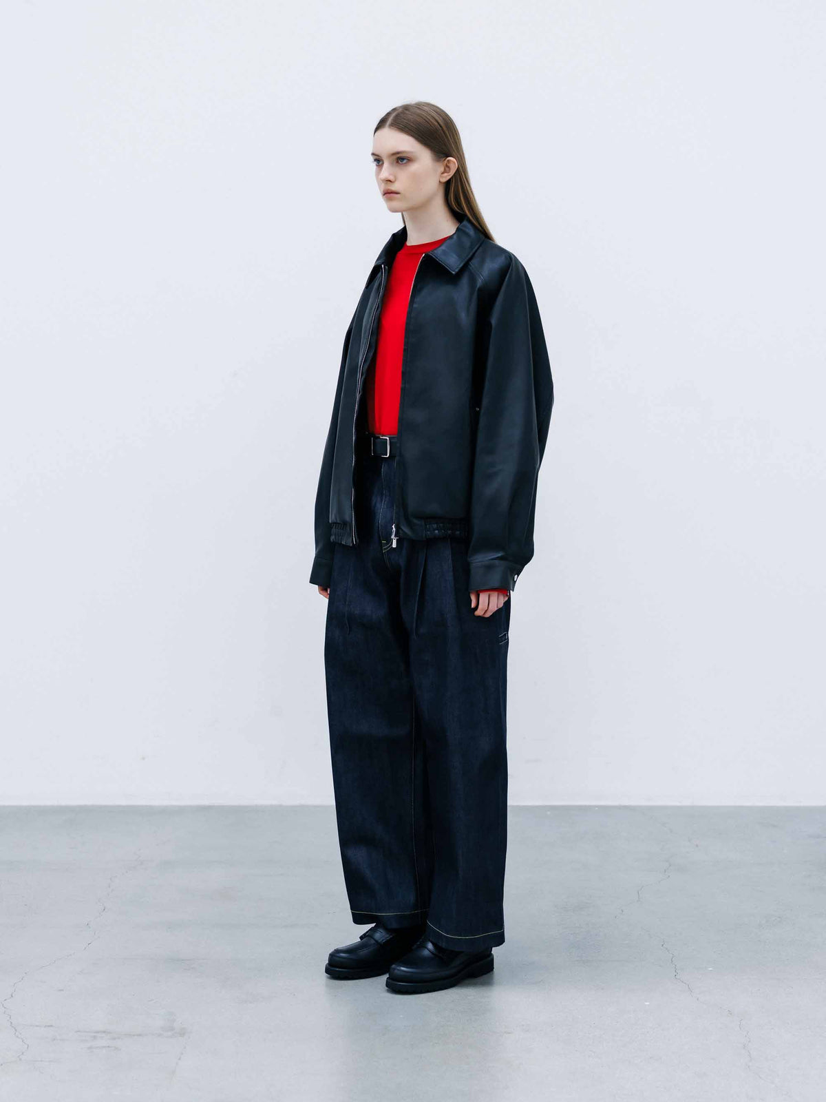 【9.16 WED 20:00- IN STOCK】SYNTHETIC SKIN-TEX CITY UNIFORM UTILITY JACKET(BLACK)