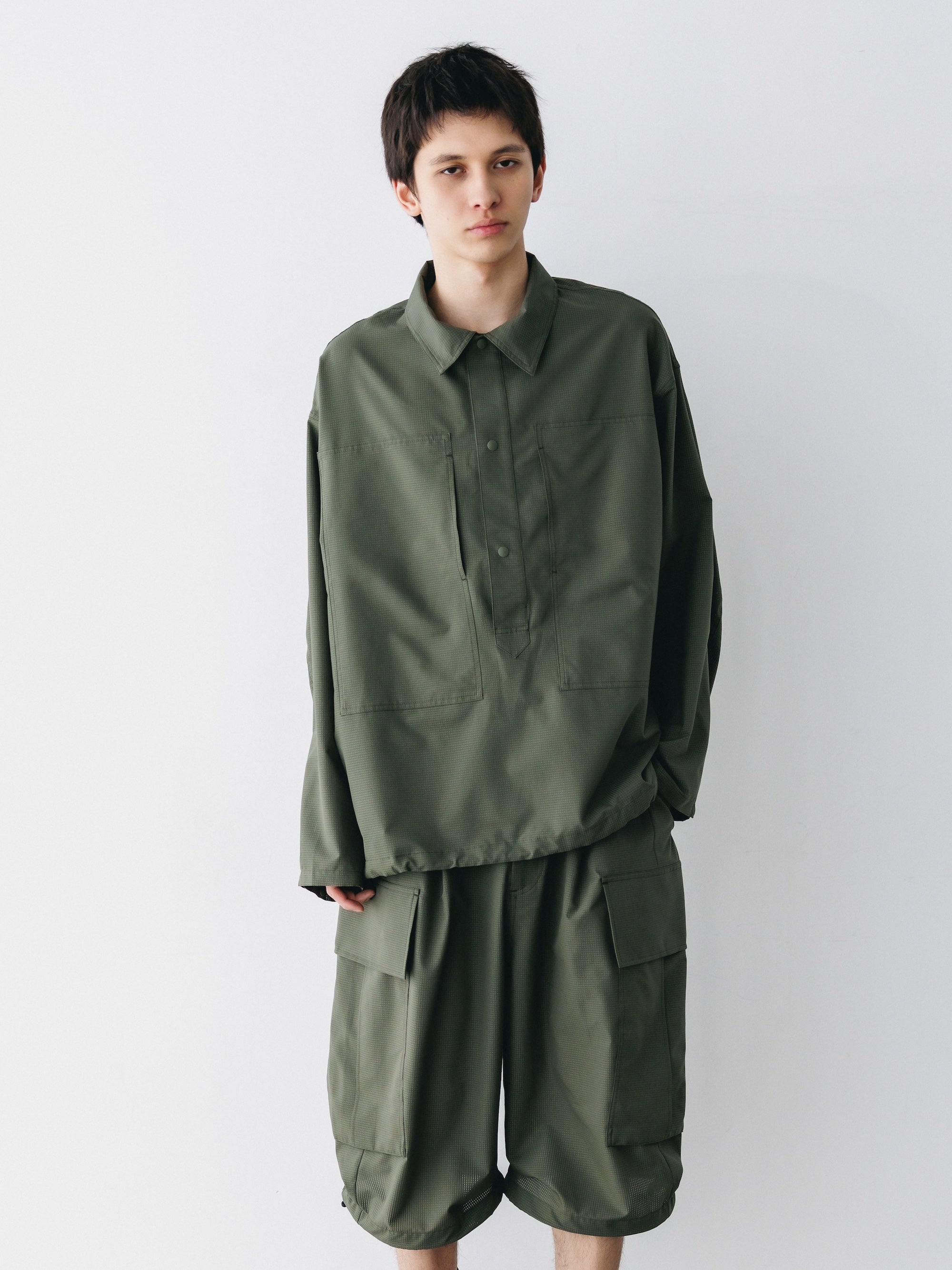 【4.11 SAT 20:00- IN STOCK】COOLDOTS® M-35 PULLOVER JACKET (OLIVE)