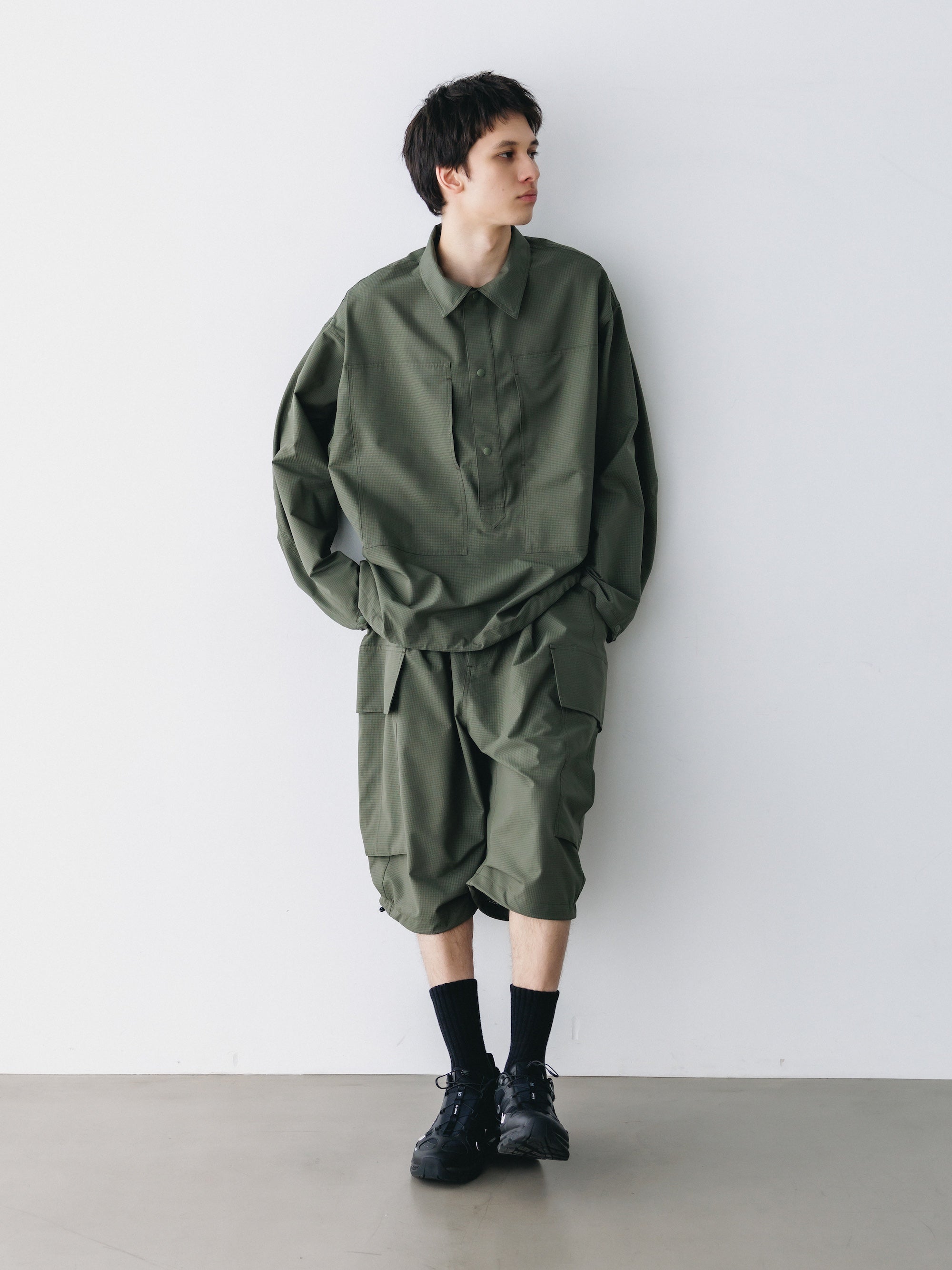 【4.11 SAT 20:00- IN STOCK】COOLDOTS® M-35 PULLOVER JACKET (OLIVE)