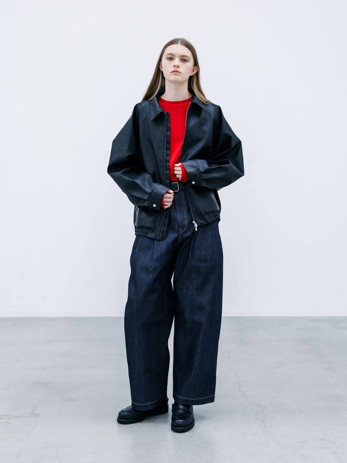 【9.16 WED 20:00- IN STOCK】SYNTHETIC SKIN-TEX CITY UNIFORM UTILITY JACKET(BLACK)