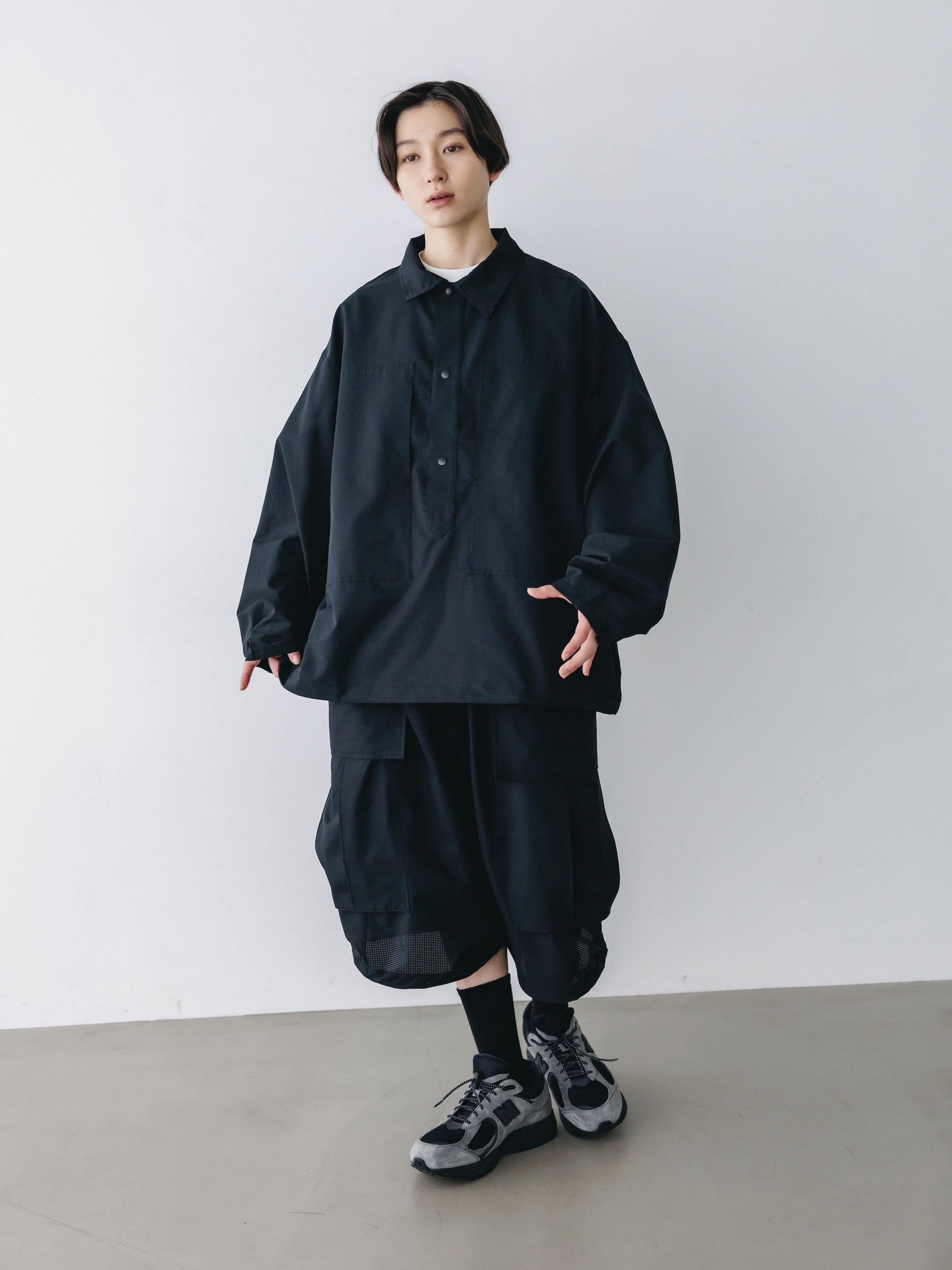 【4.11 SAT 20:00- IN STOCK】COOLDOTS® M-35 PULLOVER JACKET (BLACK)