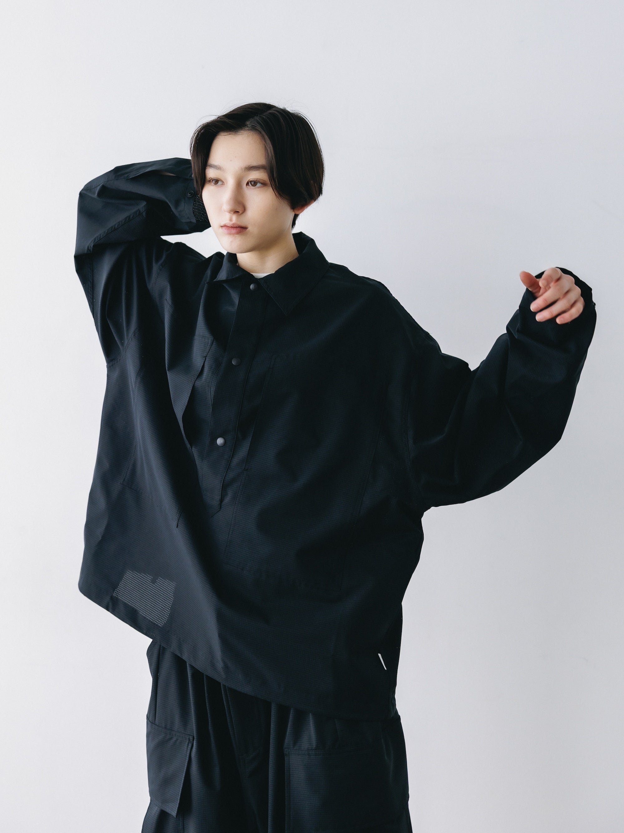 【4.11 SAT 20:00- IN STOCK】COOLDOTS® M-35 PULLOVER JACKET (BLACK)