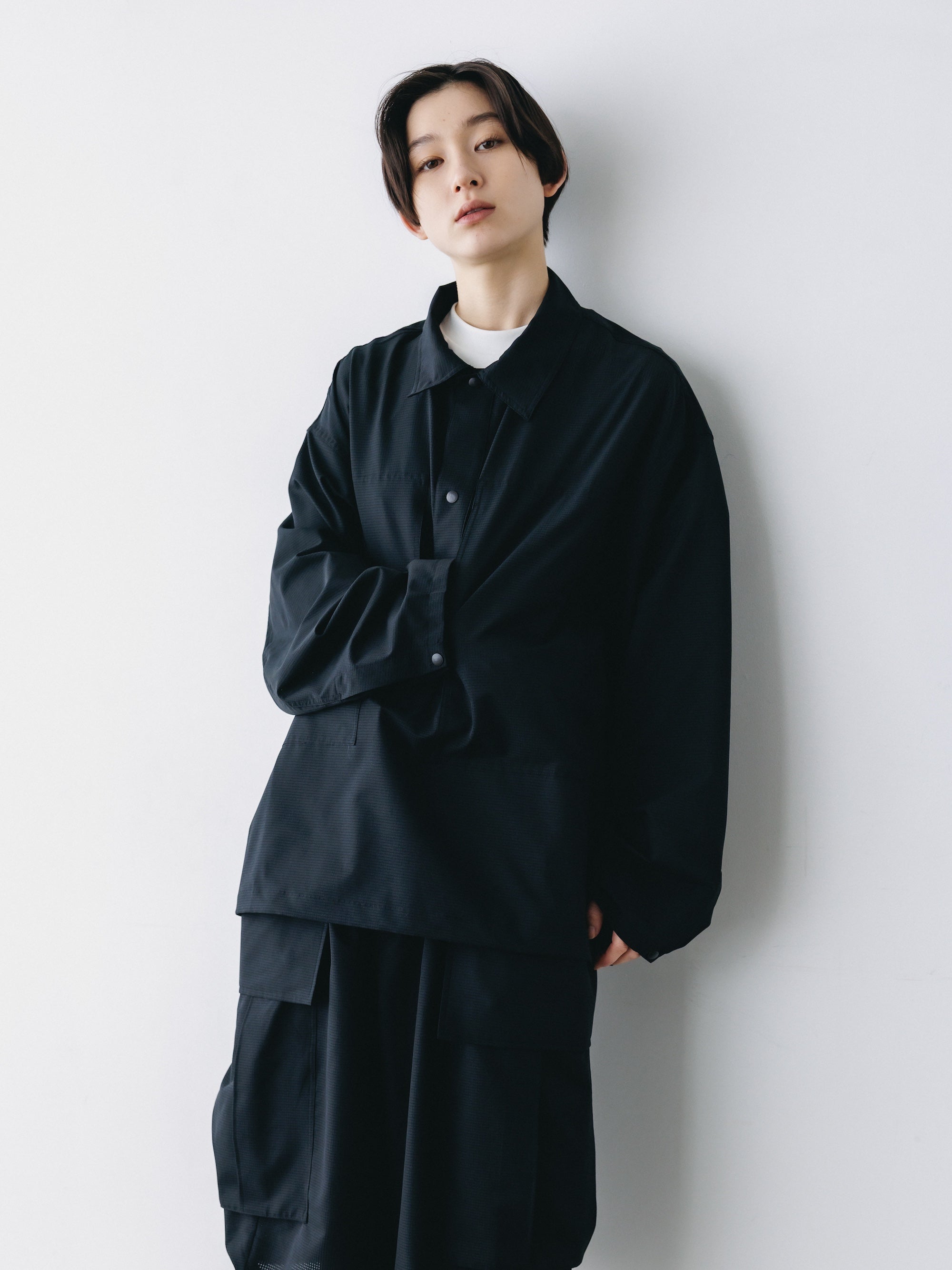 【4.11 SAT 20:00- IN STOCK】COOLDOTS® M-35 PULLOVER JACKET (BLACK)