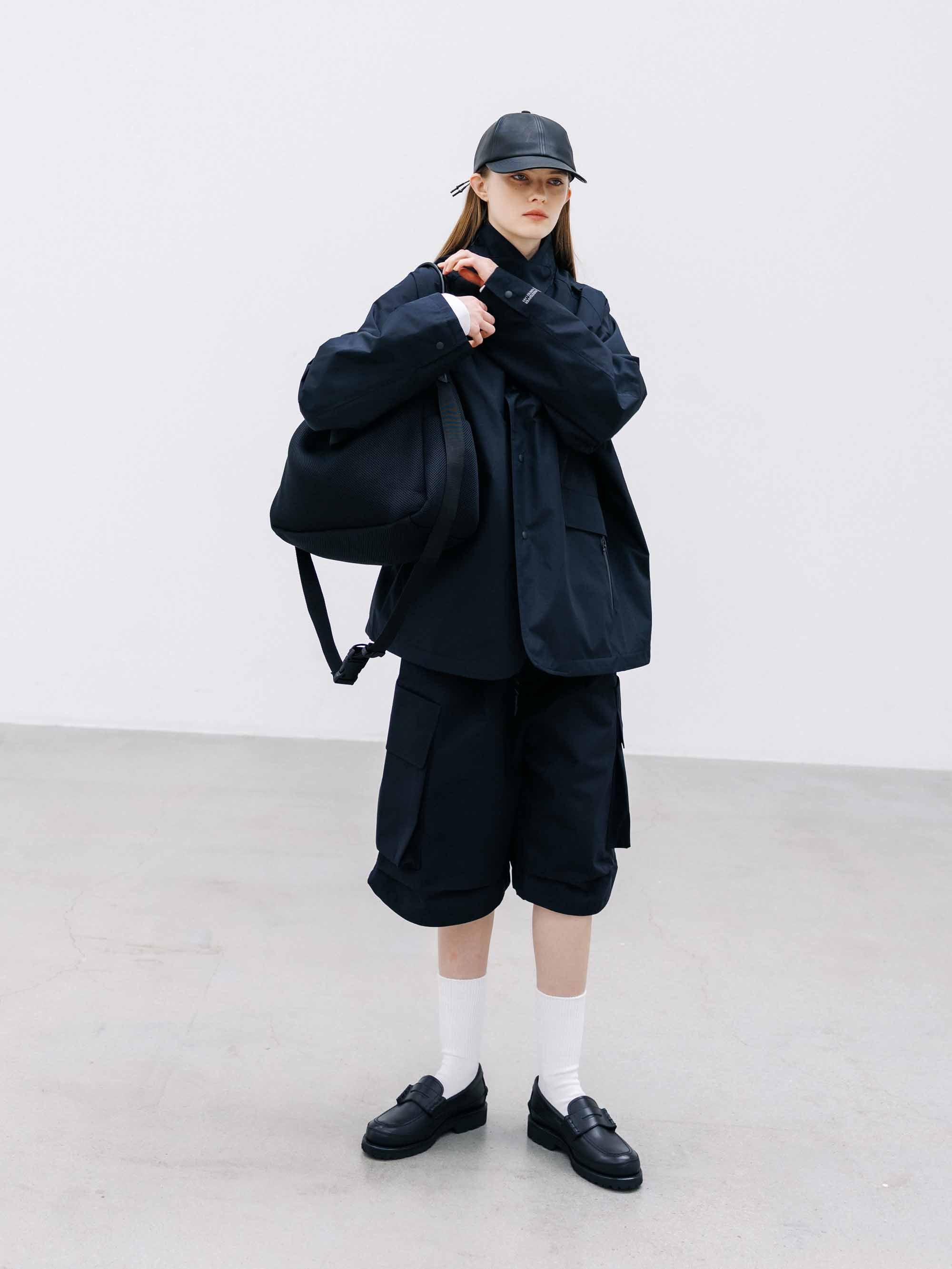 【9.12 SAT 20:00- IN STOCK】W-MESH DAYOFF BAG LARGE (BLACK)
