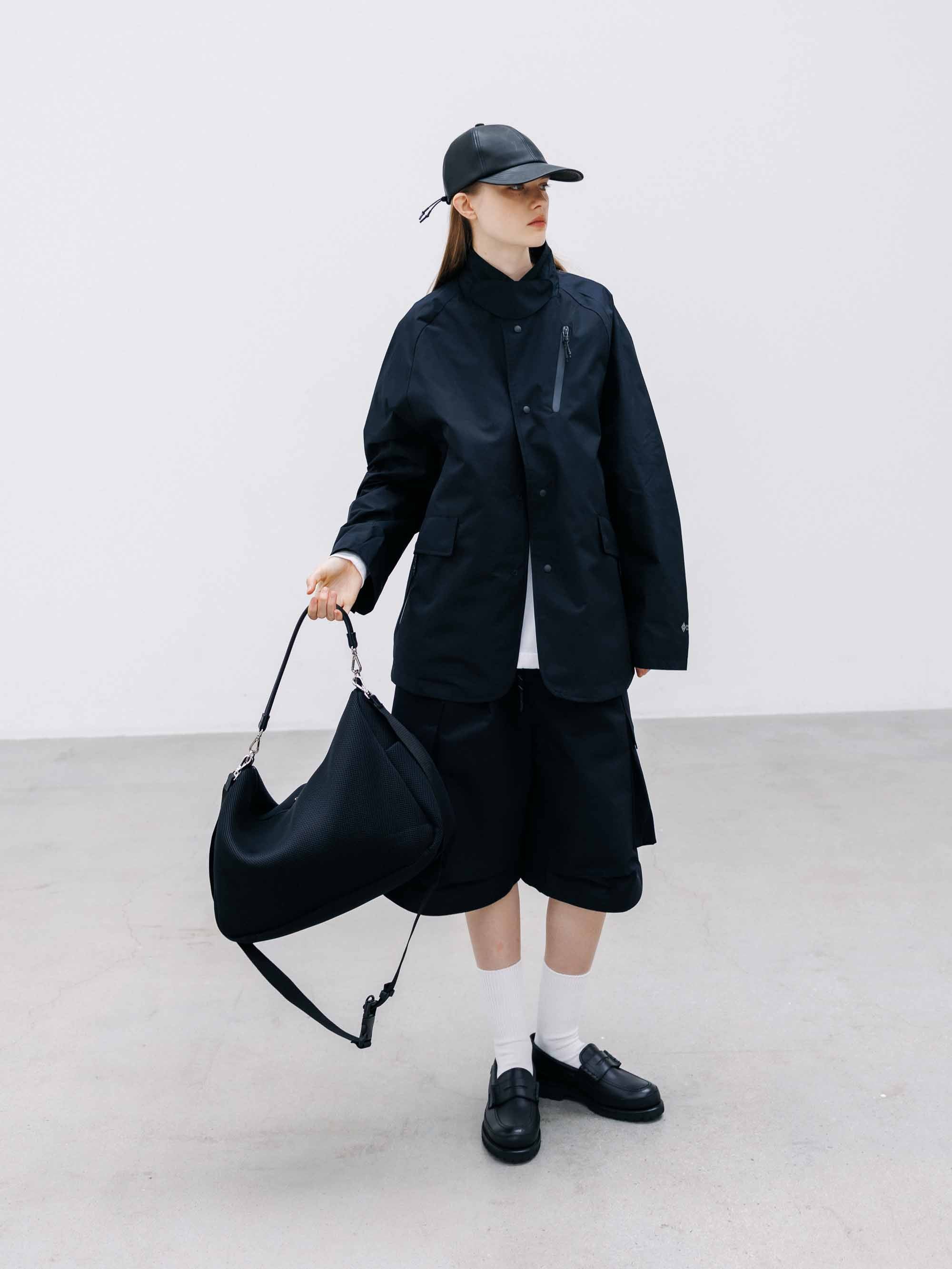 【9.12 SAT 20:00- IN STOCK】W-MESH DAYOFF BAG LARGE (BLACK)