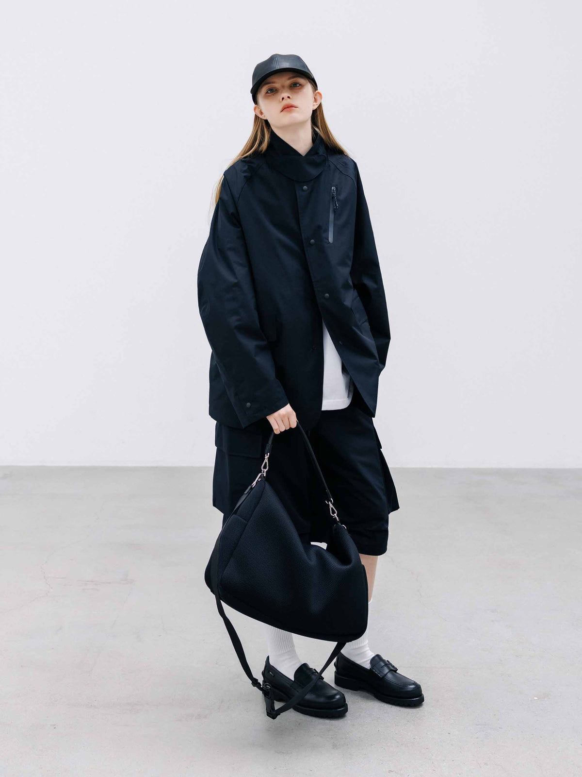 【9.12 SAT 20:00- IN STOCK】W-MESH DAYOFF BAG LARGE (BLACK)