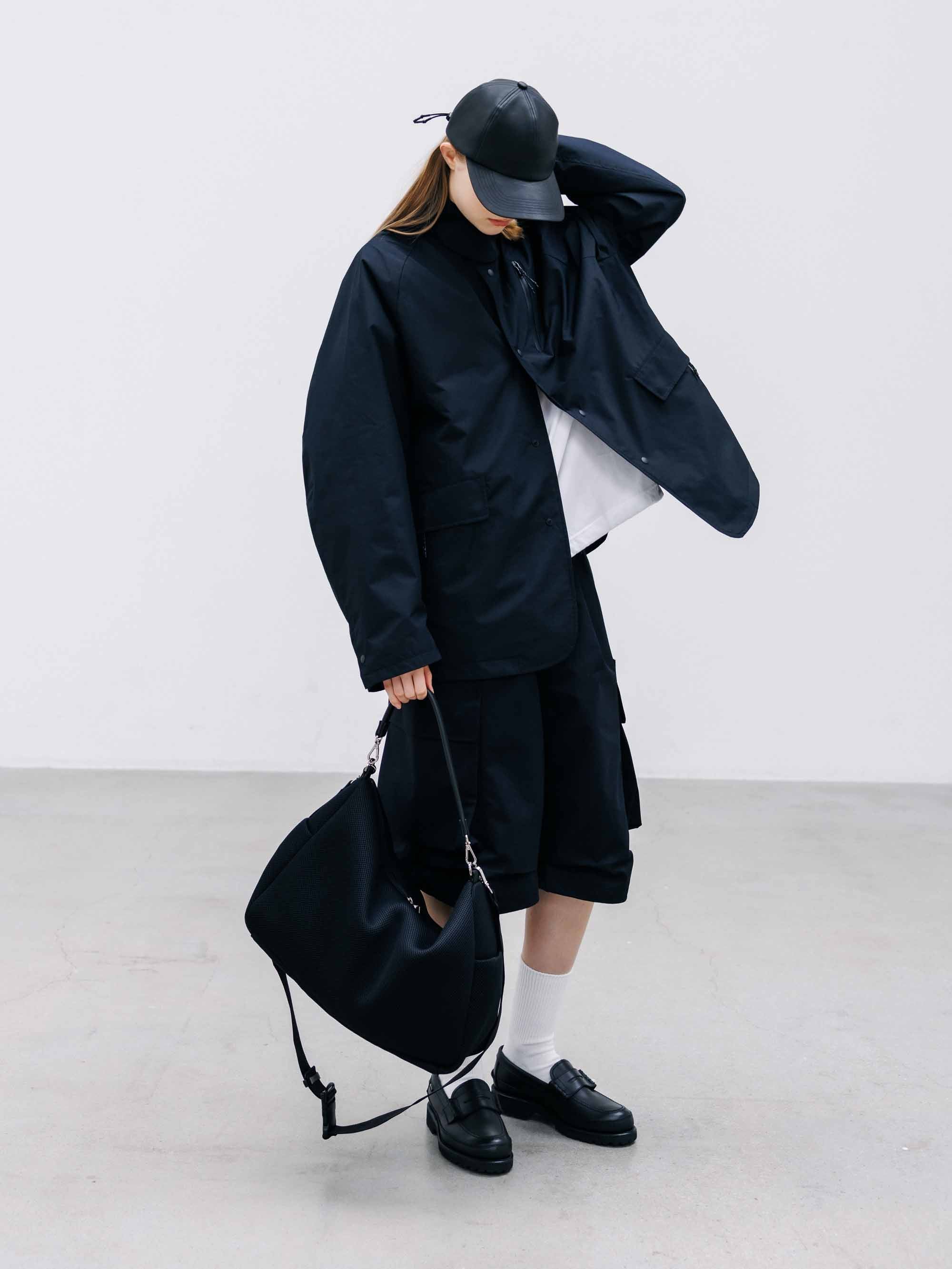 【9.12 SAT 20:00- IN STOCK】W-MESH DAYOFF BAG LARGE (BLACK)