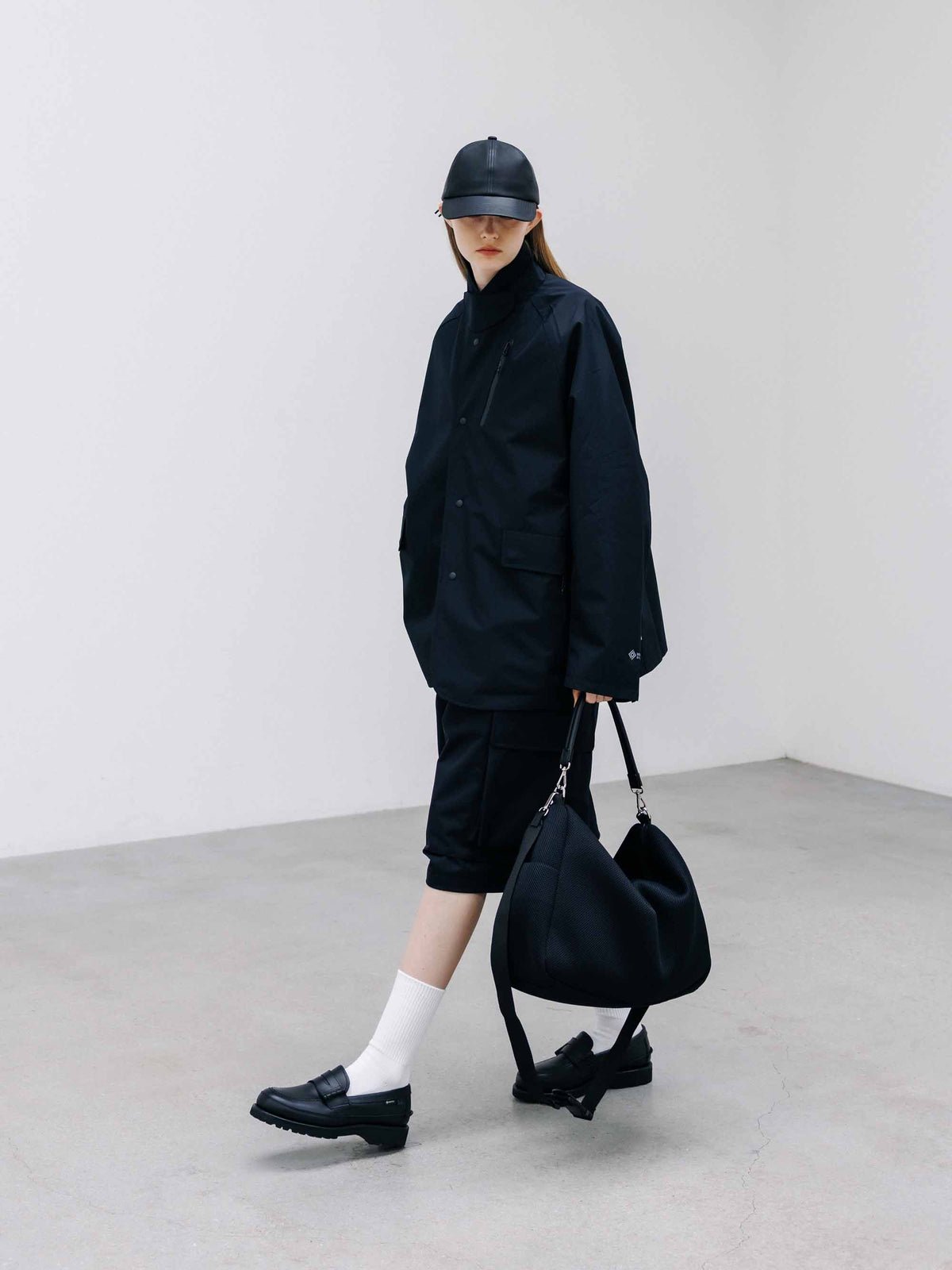 【9.12 SAT 20:00- IN STOCK】W-MESH DAYOFF BAG LARGE (BLACK)