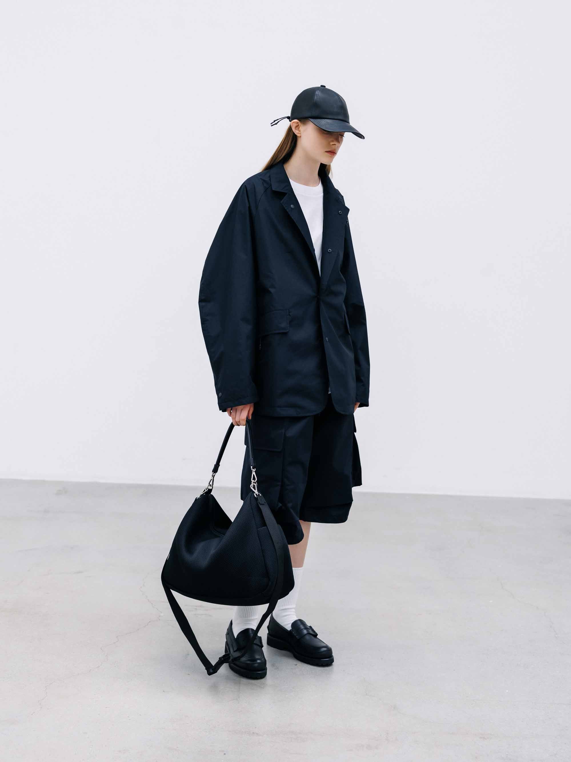 【9.12 SAT 20:00- IN STOCK】W-MESH DAYOFF BAG LARGE (BLACK)
