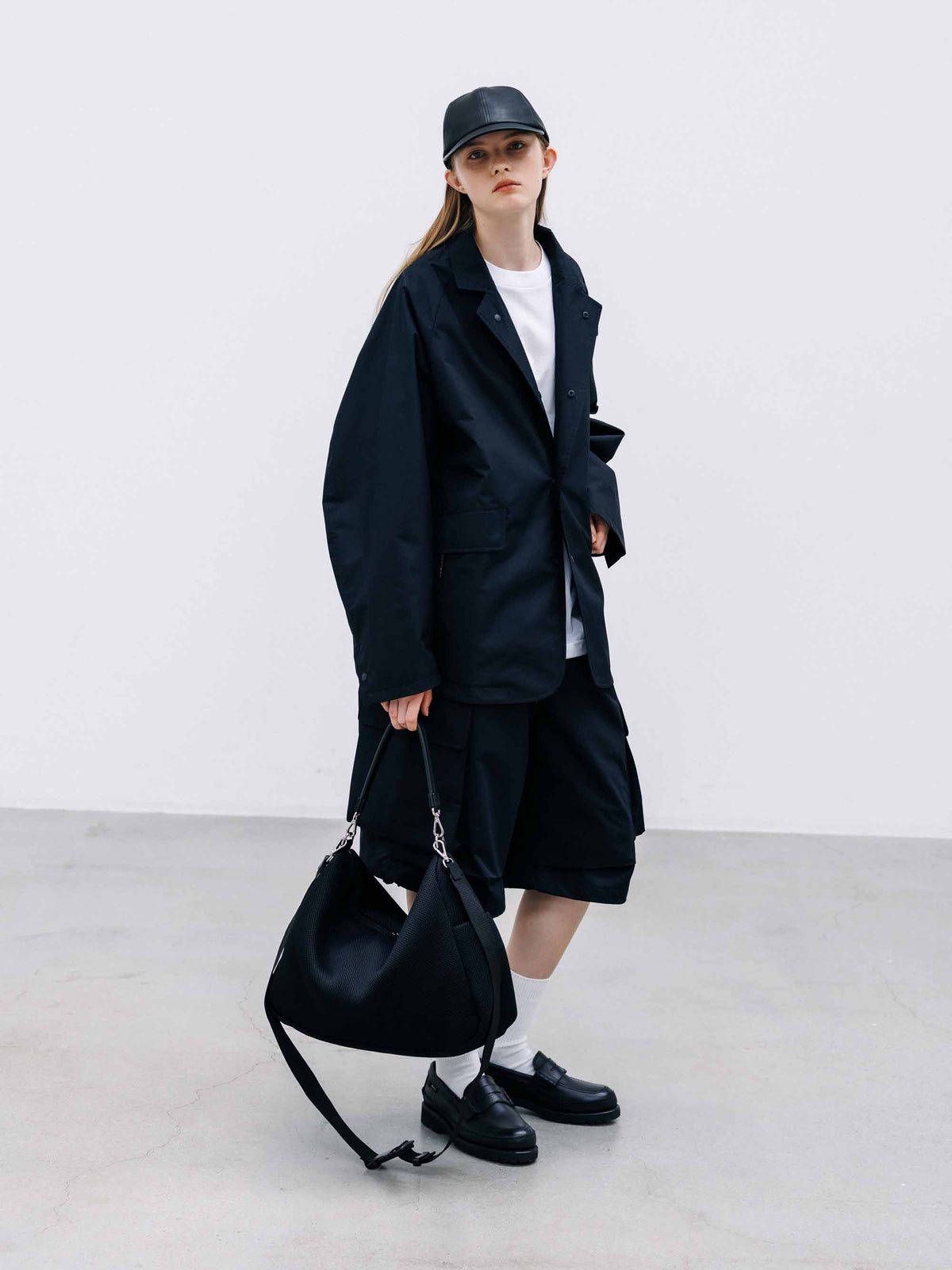 【9.12 SAT 20:00- IN STOCK】W-MESH DAYOFF BAG LARGE (BLACK)