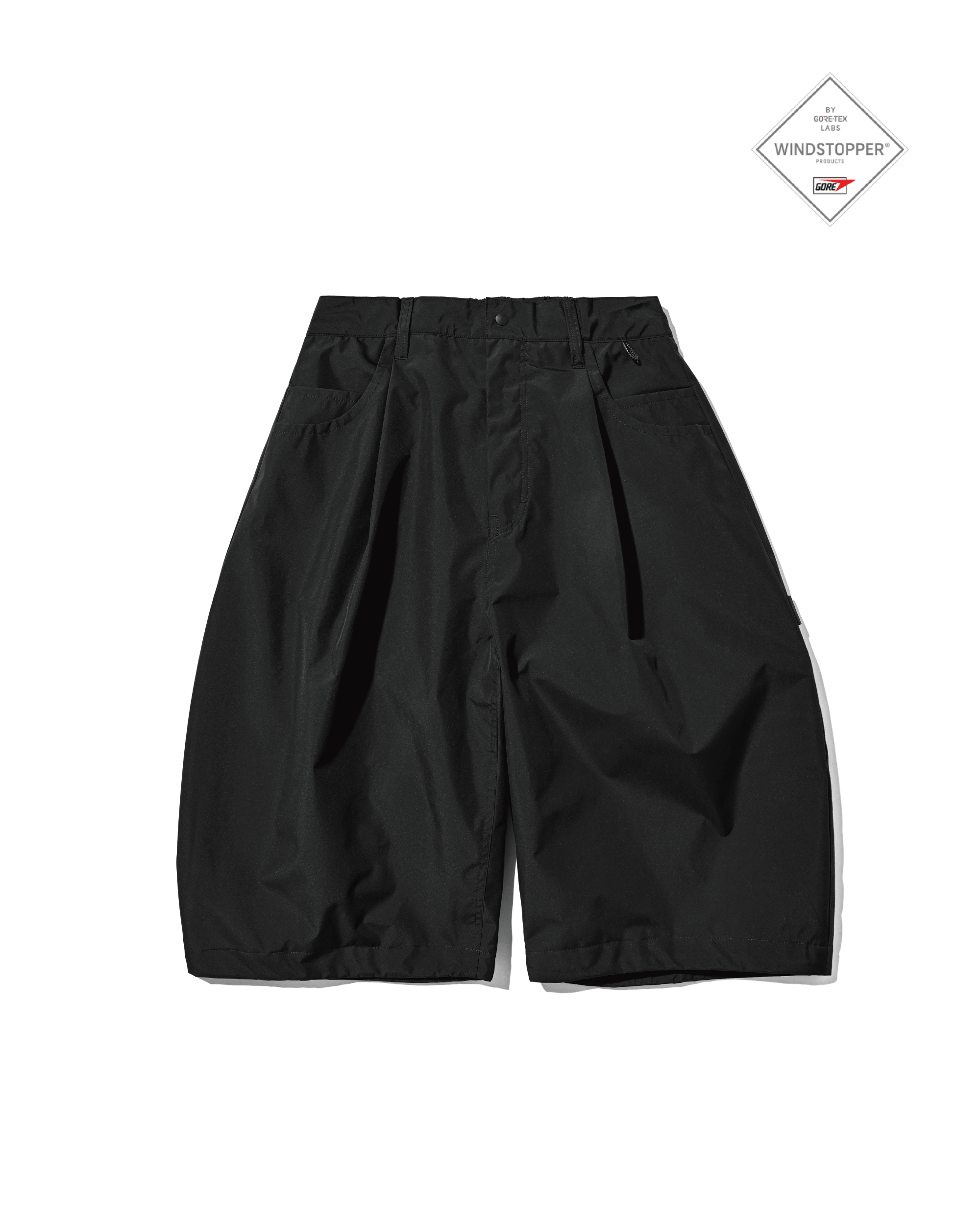 【7.25 SAT 20:00- IN STOCK】+phenix WINDSTOPPER® by GORE-TEX LABS CITY MASSIVE UTILITY HALF PANTS (BLACK)
