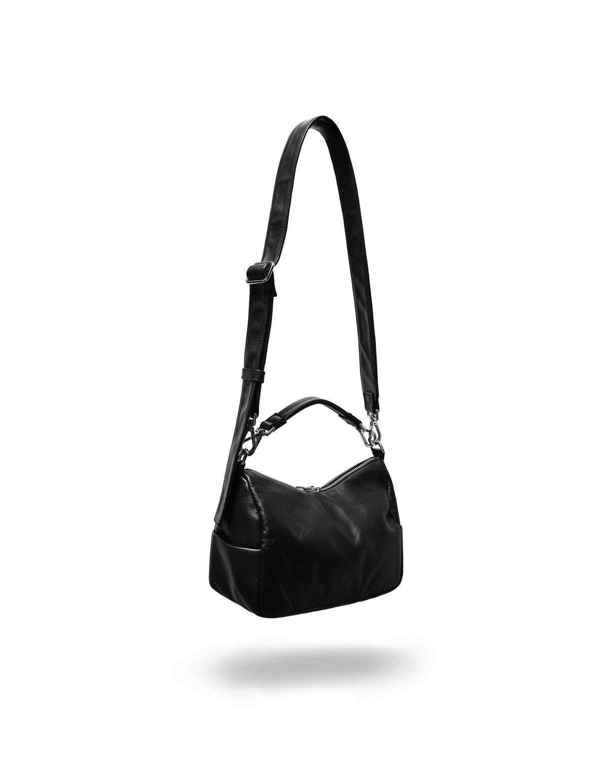 LEATHER DAYOFF BAG MINI (BLACK)