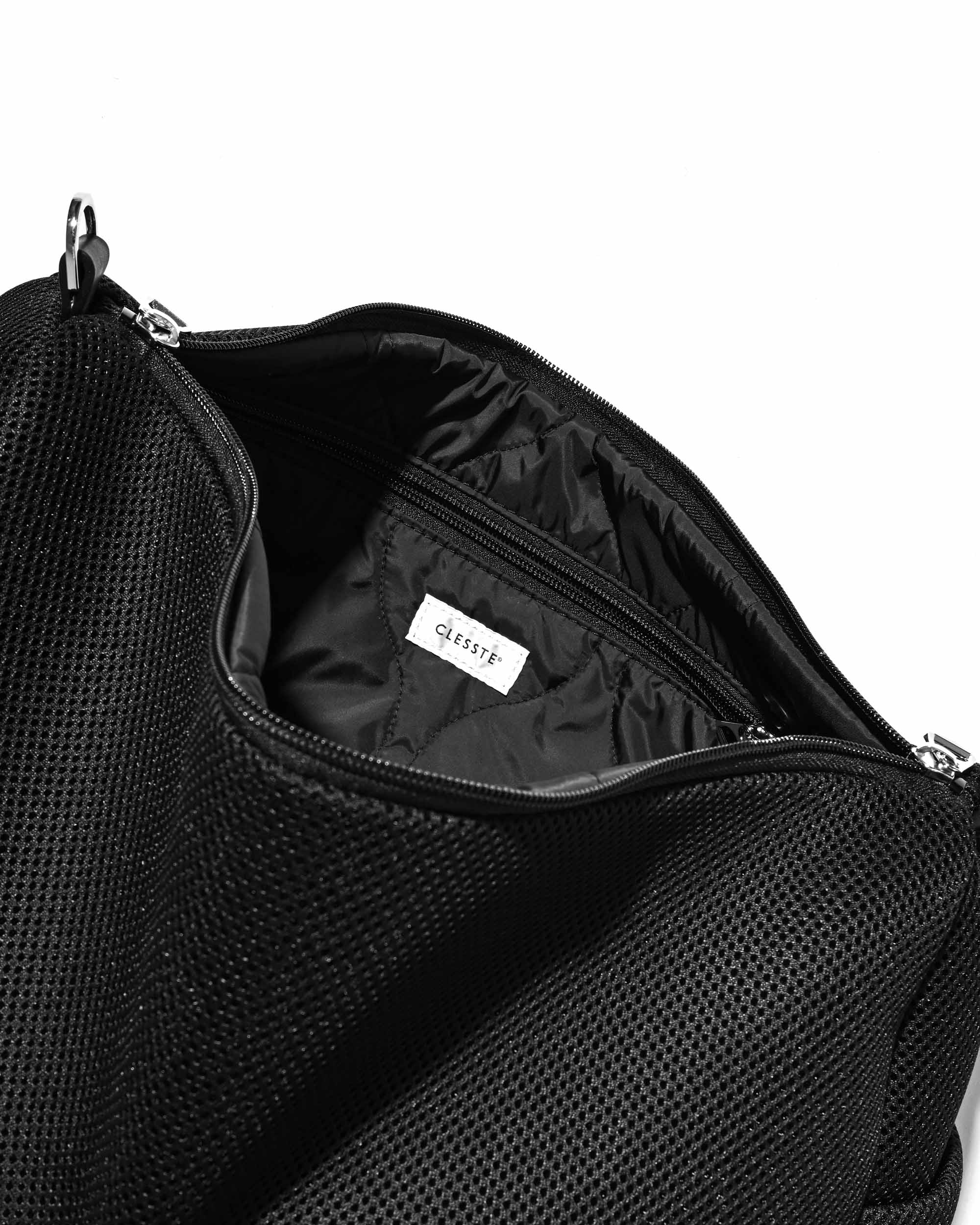 【9.12 SAT 20:00- IN STOCK】W-MESH DAYOFF BAG LARGE (BLACK)