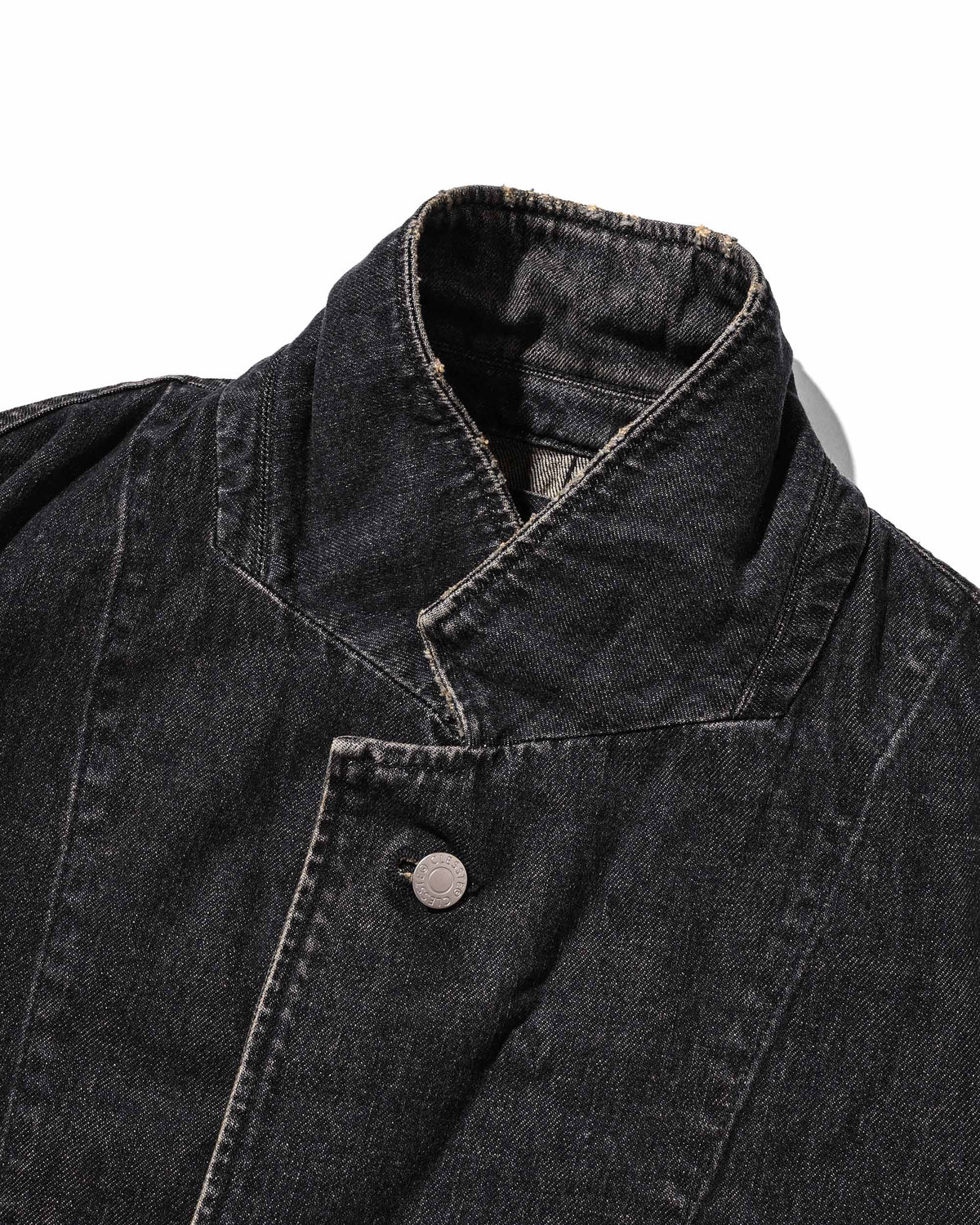 【9.19 SAT 20:00- IN STOCK】VINTAGE DYED SELVEDGE DENIM CITY WORKER TAILORED JACKET (VINTAGE BLACK)