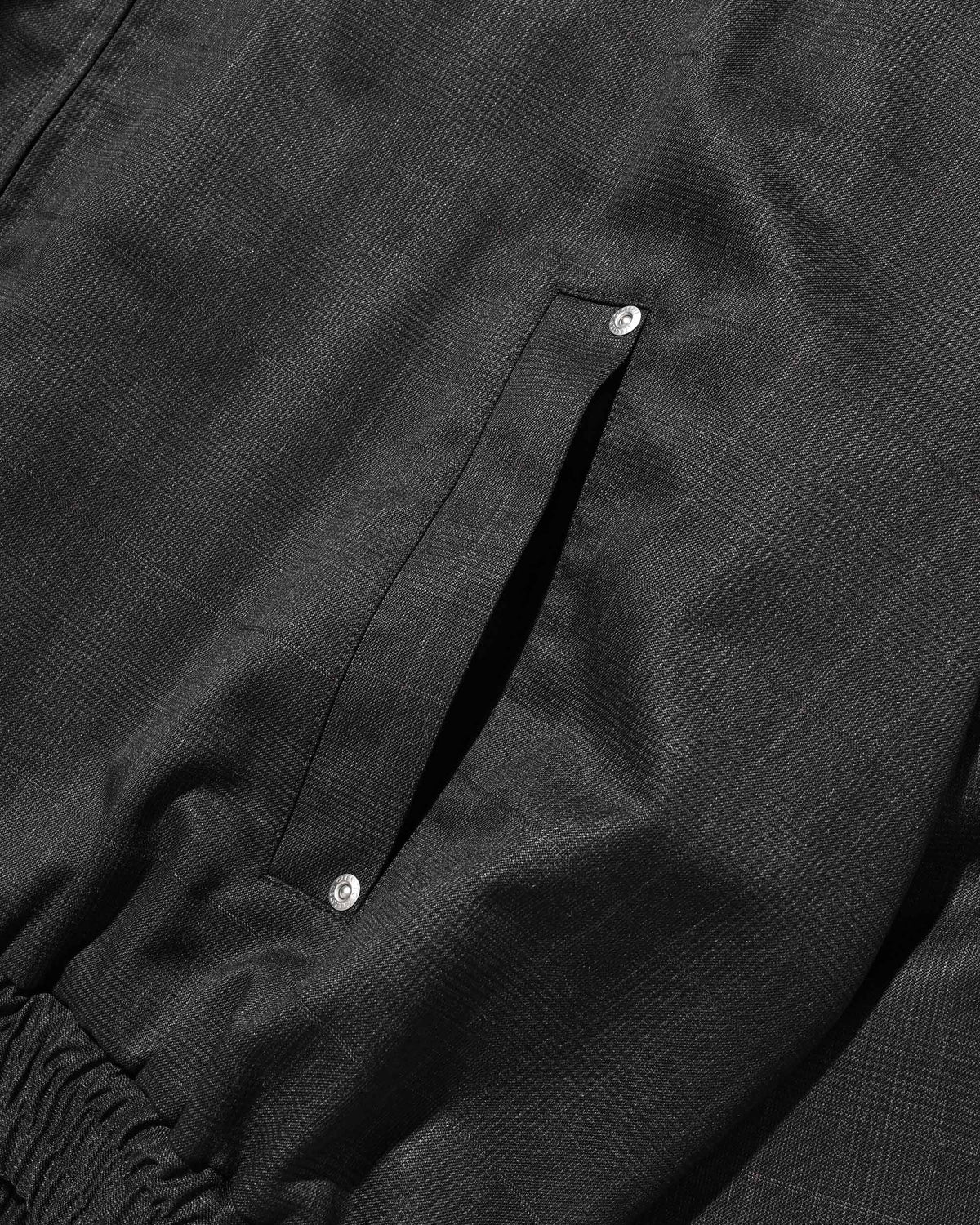 【9.30 WED 20:00- IN STOCK】WOOL GLEN PLAID CITY UTILITY JACKET (GRAY)