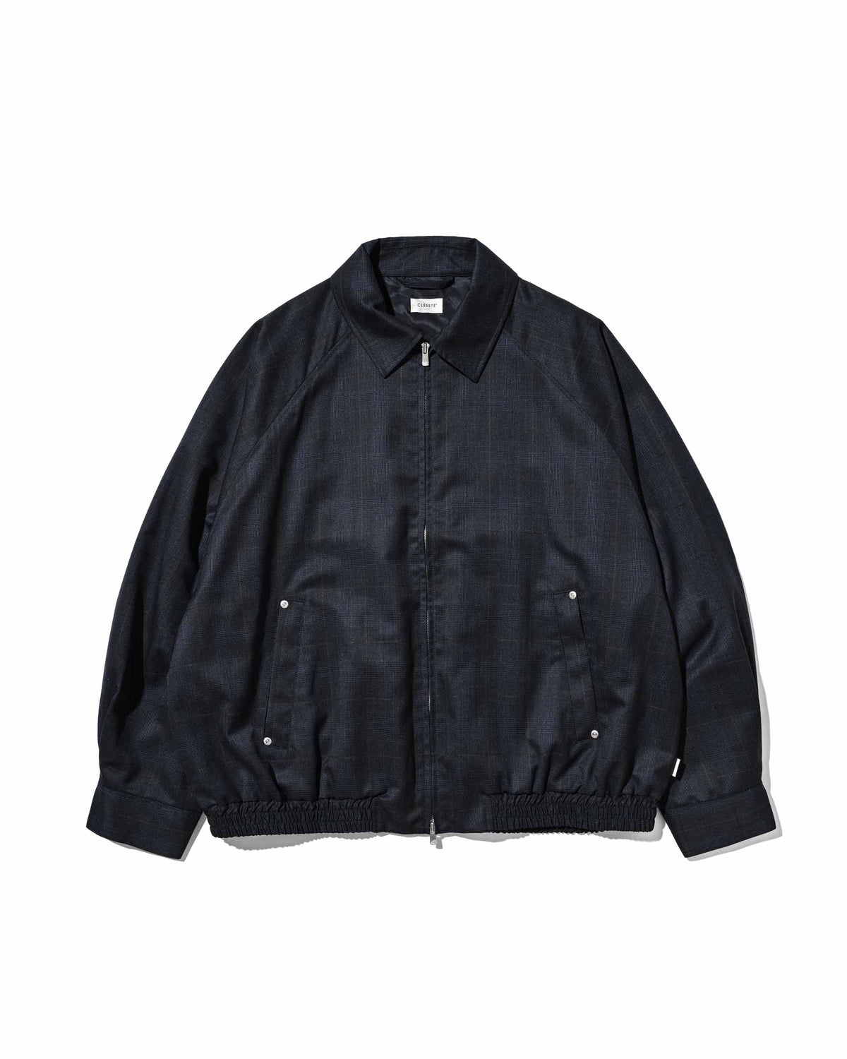 【9.30 WED 20:00- IN STOCK】WOOL GLEN PLAID CITY UTILITY JACKET (NAVY)