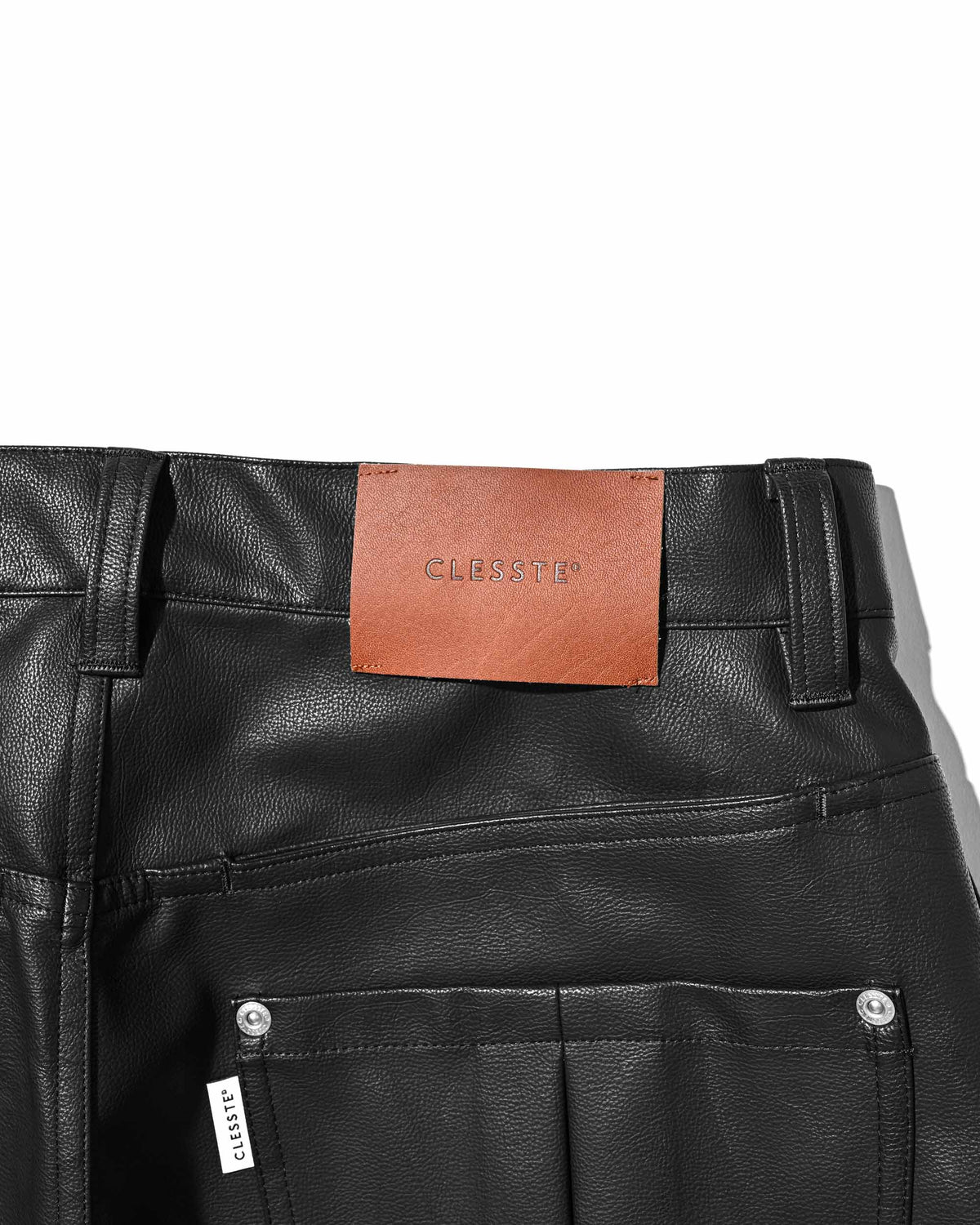 【9.16 WED 20:00- IN STOCK】SYNTHETIC SKIN-TEX CITY BAGGY HALF PANTS (BLACK)