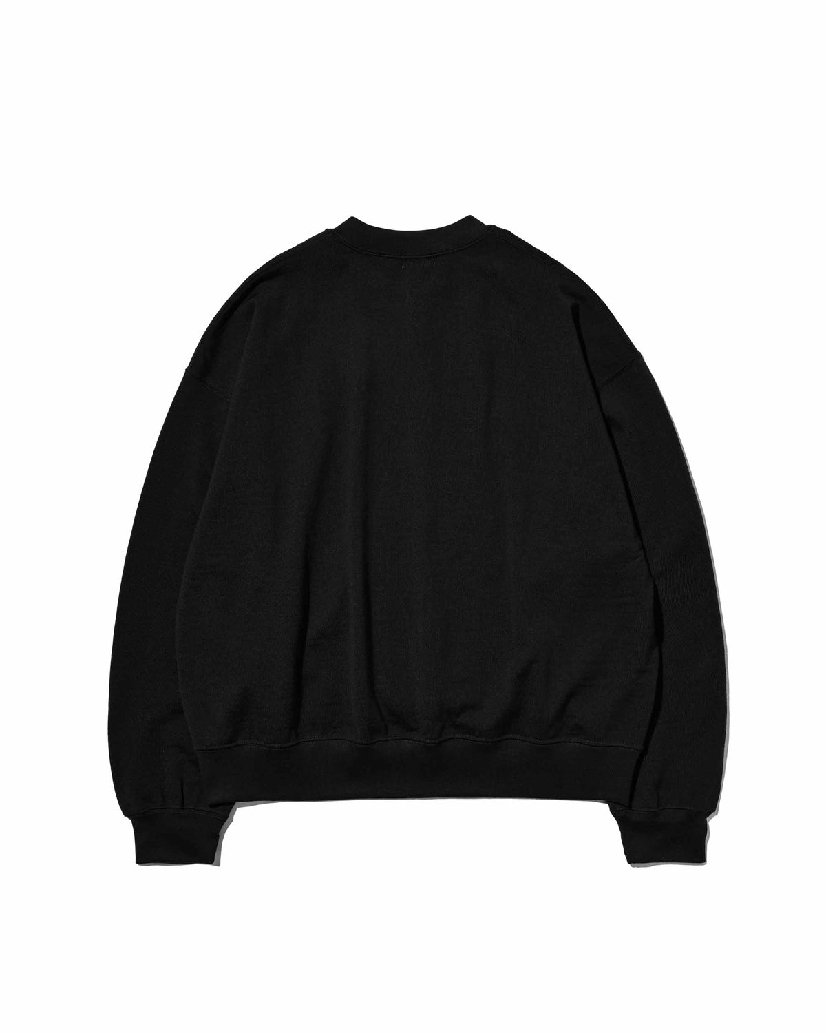 【10.14 WED 20:00- IN STOCK】 WOOL SWEAT CREW NECK CARDIGAN (BLACK)