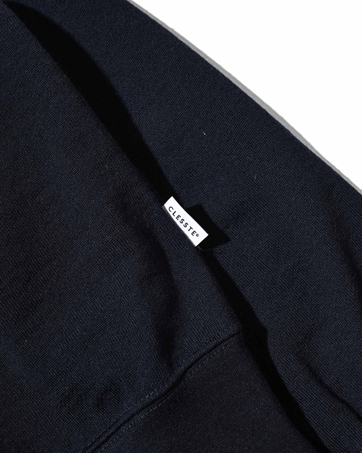 【10.14 WED 20:00- IN STOCK】 WOOL SWEAT CREW NECK CARDIGAN (NAVY)