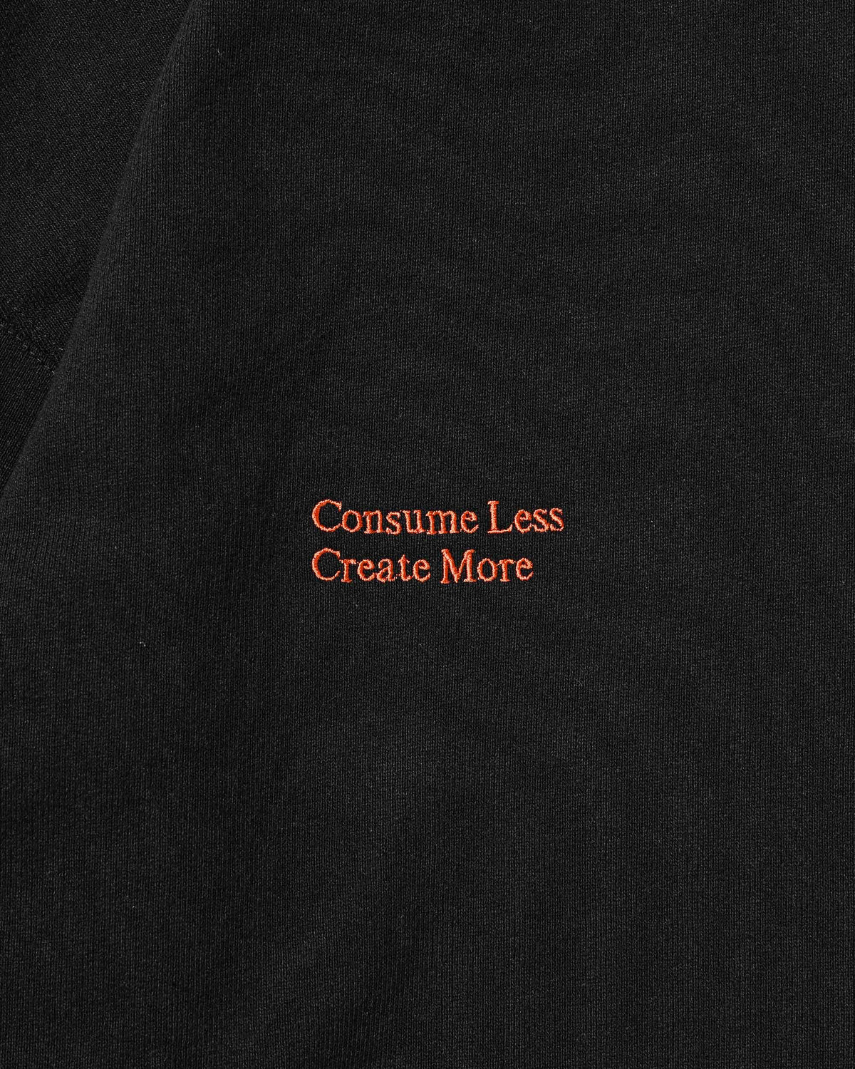 【9.23 WED 20:00- IN STOCK】"C×CONCEPT" SWEATSHIRT WITH DRAWSTRINGS (BLACK)