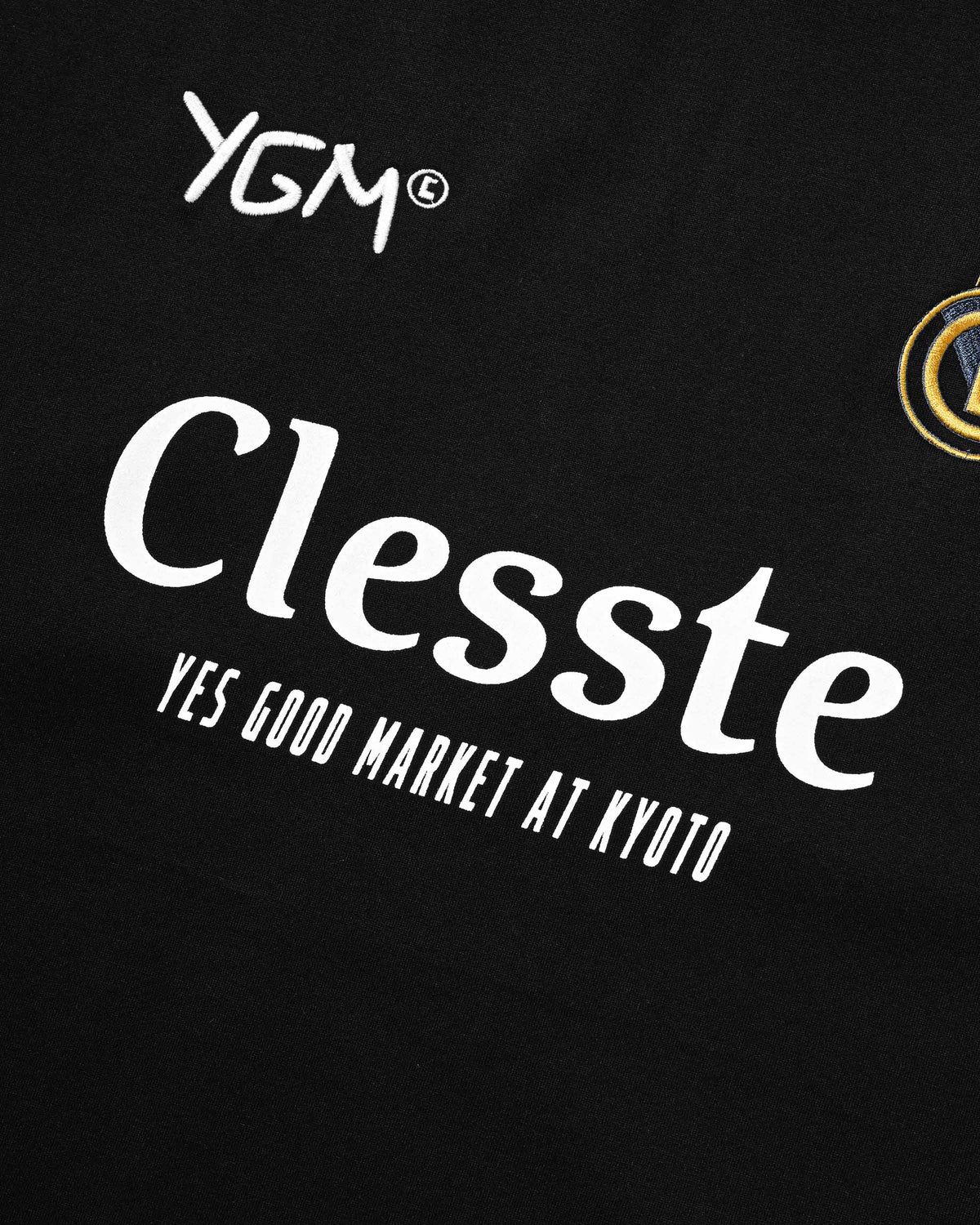 【10.4 SUN 20:00- IN STOCK】【LIMITED】 “YES GOOD MARKET" CITY S/S GAME T-SHIRT WITH DRAWSTRINGS (BLACK)