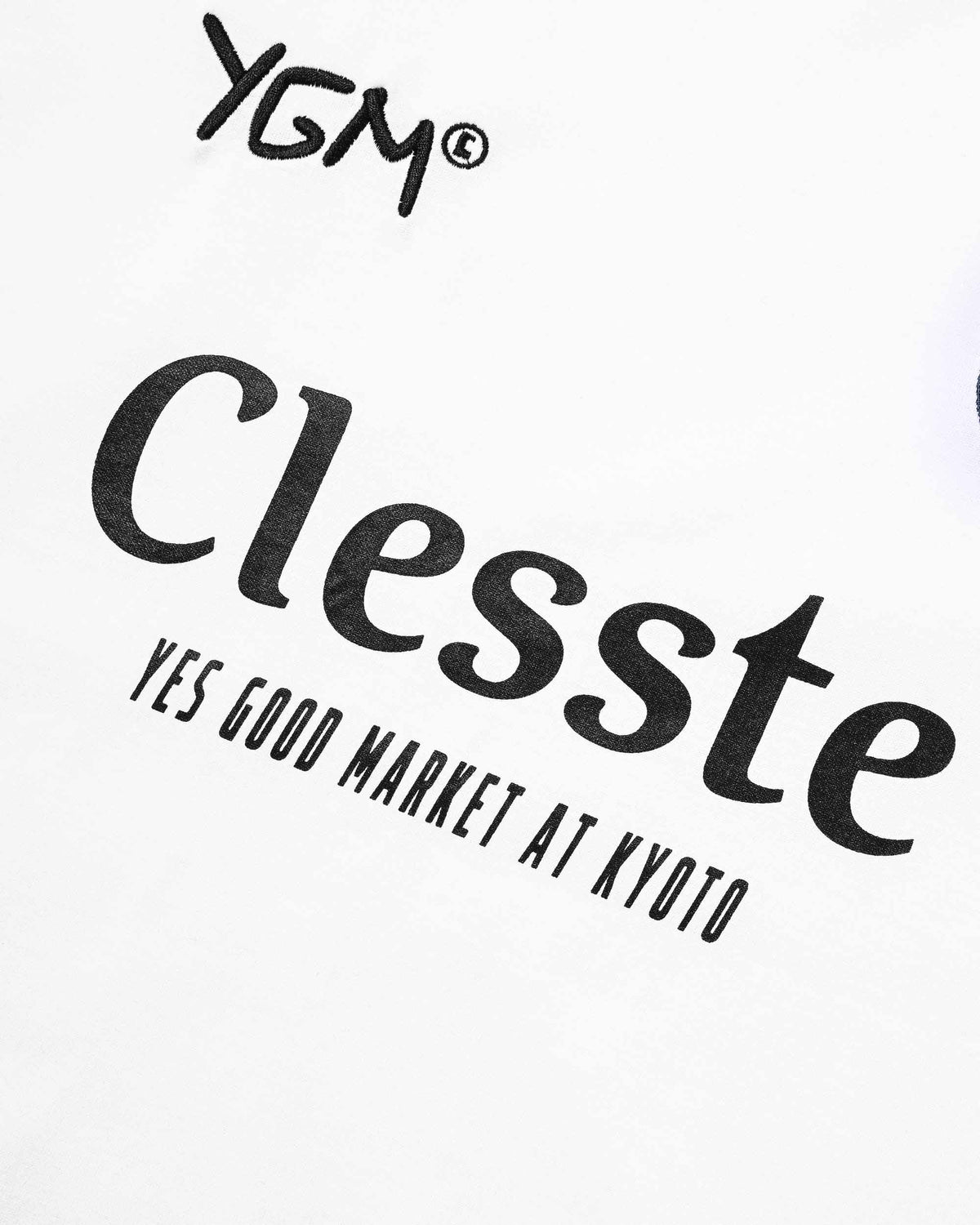 【10.4 SUN 20:00- IN STOCK】【LIMITED】 “YES GOOD MARKET" CITY S/S GAME T-SHIRT WITH DRAWSTRINGS (WHITE)