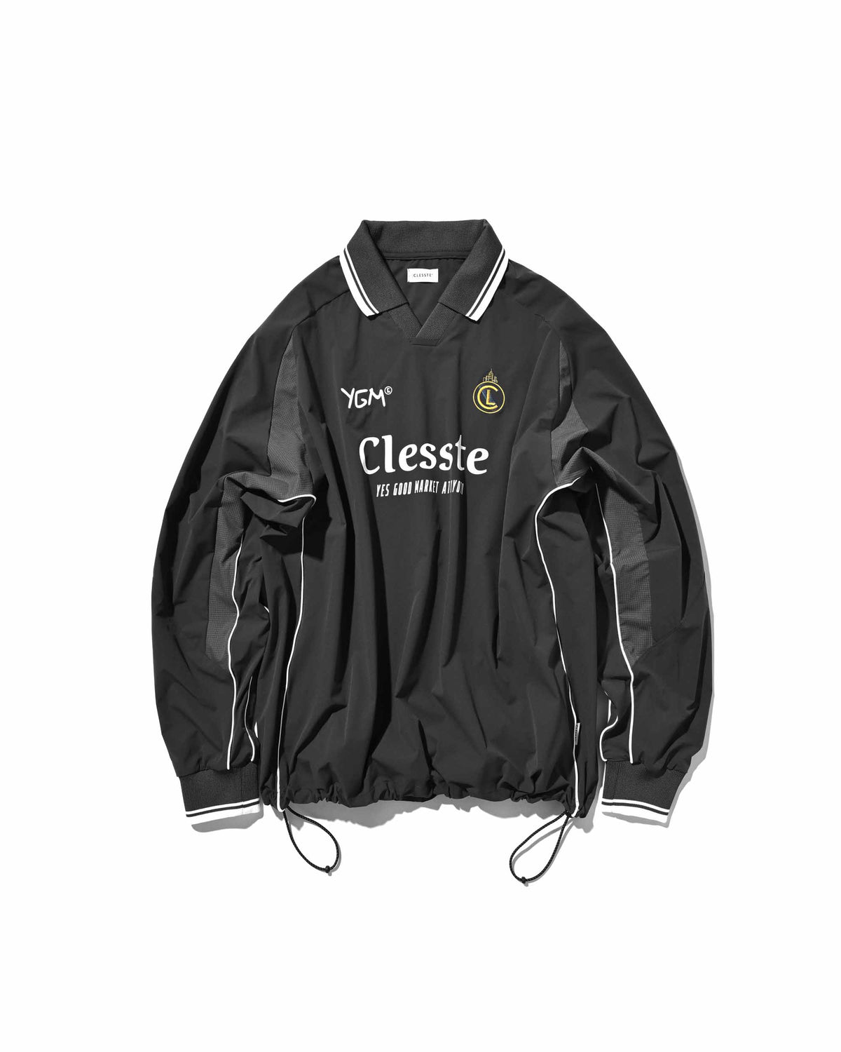 【10.4 SUN 20:00- IN STOCK】【LIMITED】 “YES GOOD MARKET" ACTIVE CITY L/S GAME SHIRT (GRAY)