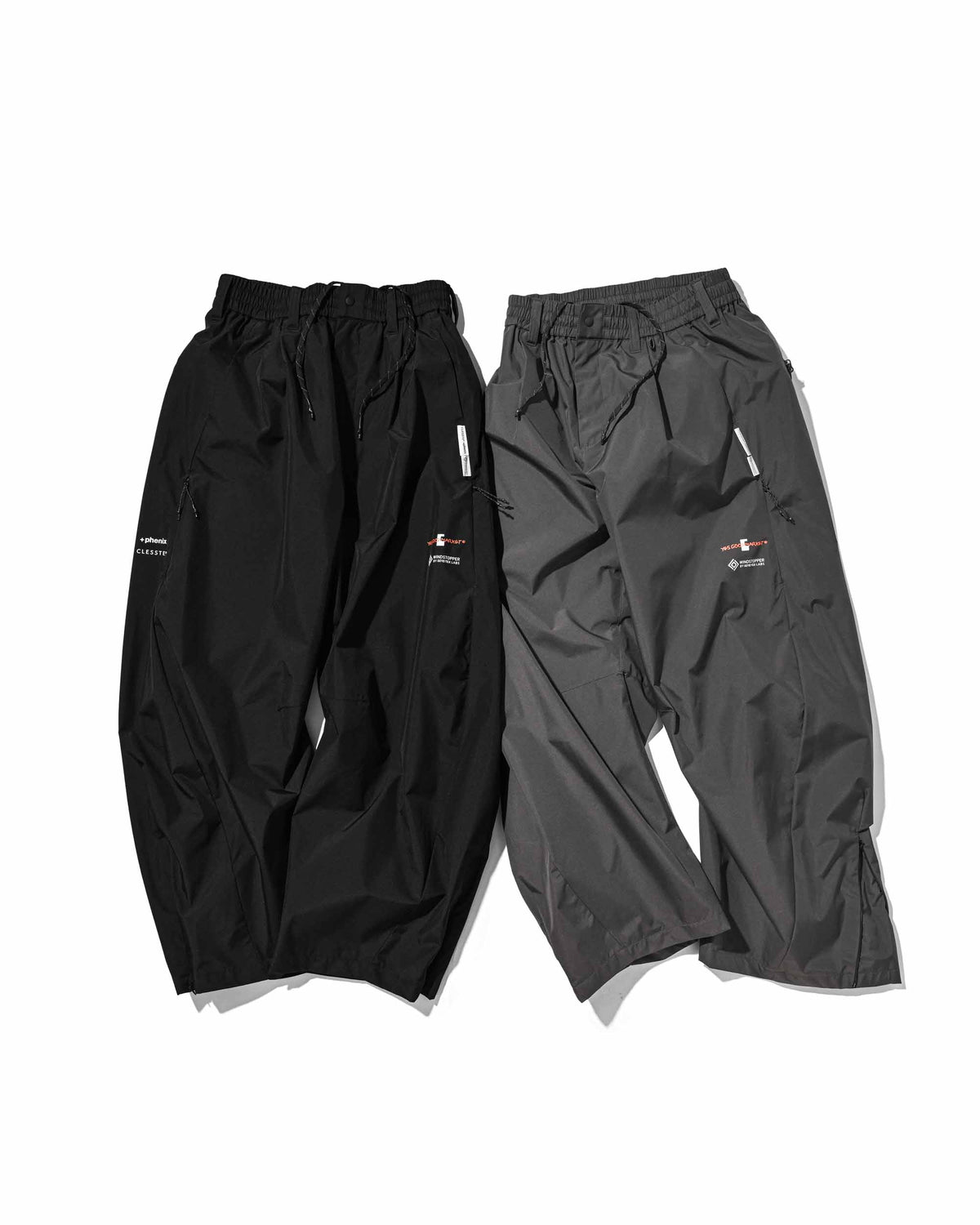 【10.4 SUN 20:00- IN STOCK】【LIMITED】“C×YES GOOD MARKET"+PHENIX WINDSTOPPER® BY GORE-TEX LABS CITY BARREL LEG PANTS (SHADOW GRAY)