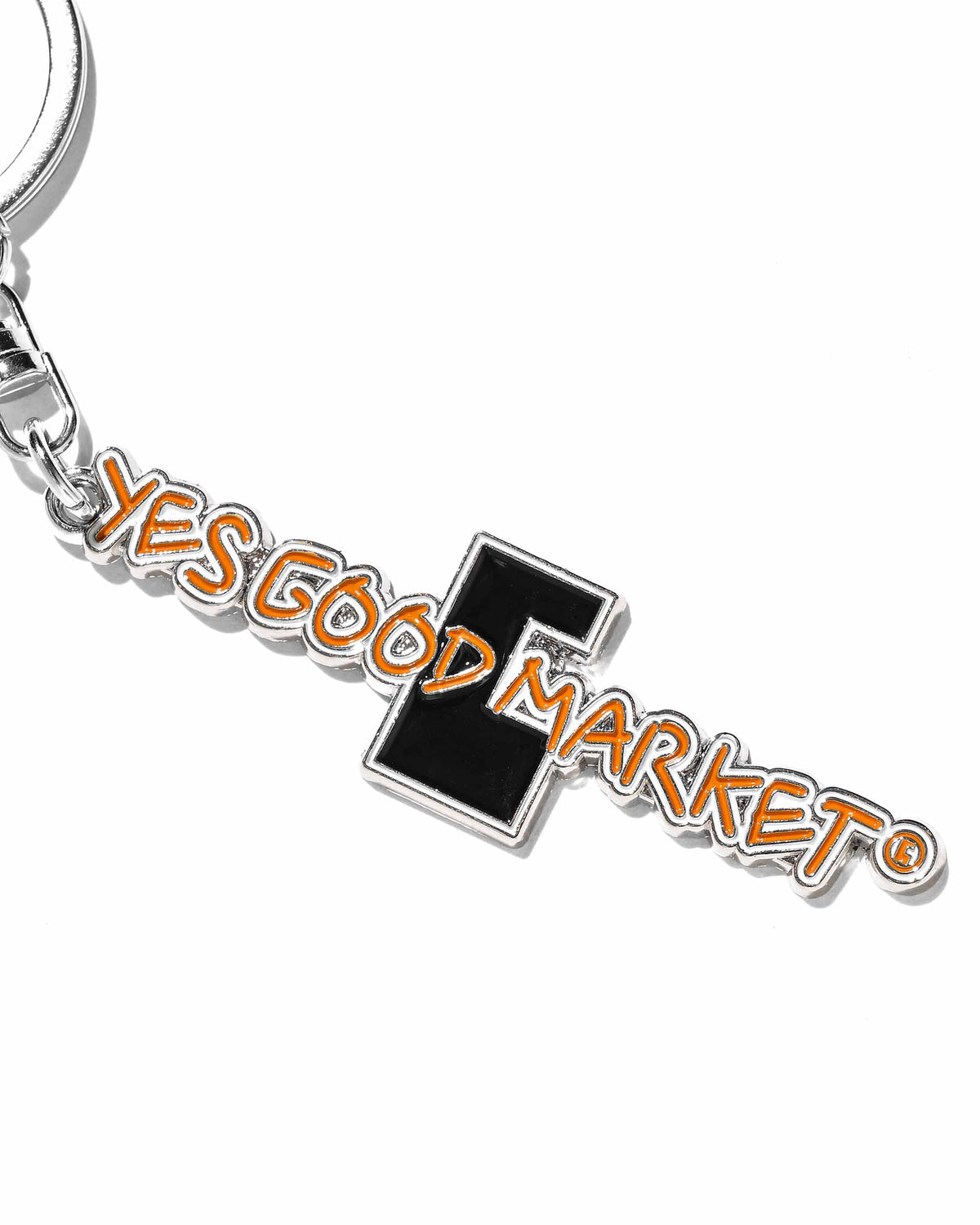 【10.4 SUN 20:00- IN STOCK】【LIMITED】'“C×YES GOOD MARKET"LOGO KEY HOLDER (ORANGE×BLACK)