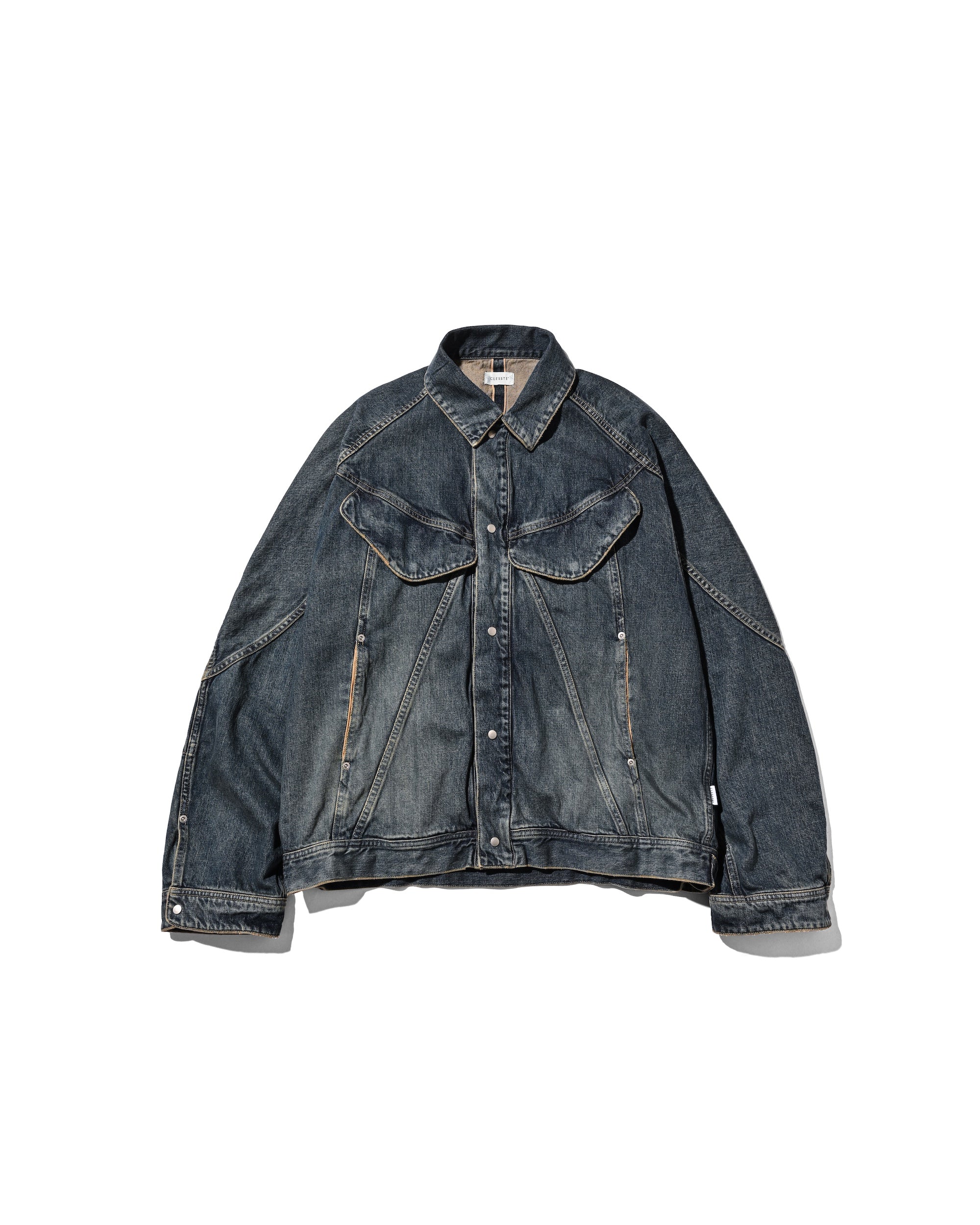 10.10 SAT 20:00- IN STOCK】 VINTAGE DYED SELVEDGE DENIM FUTURE TRUCKER