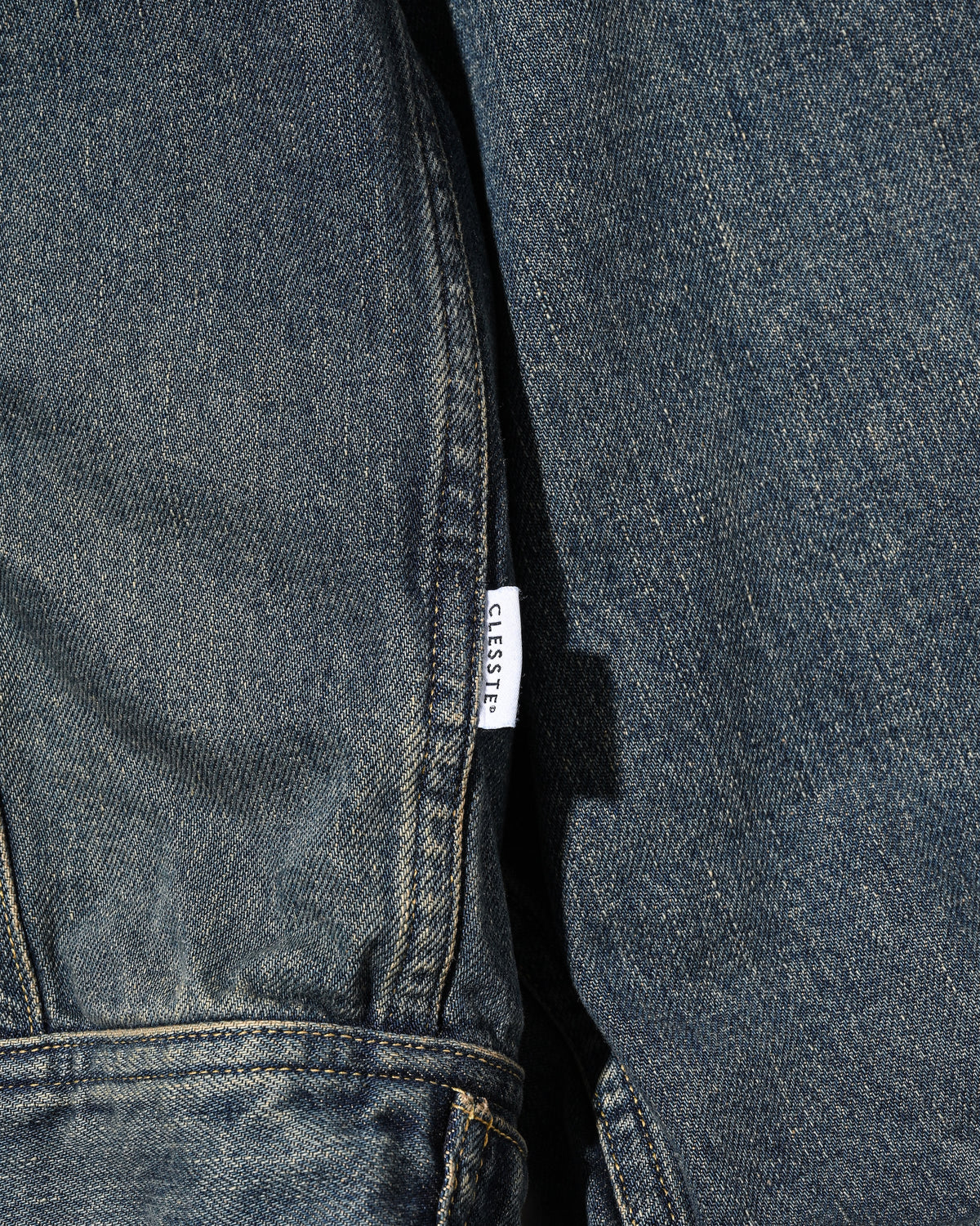 【10.10 SAT 20:00- IN STOCK】 VINTAGE DYED SELVEDGE DENIM FUTURE TRUCKER JACKET (VINTAGE INDIGO)