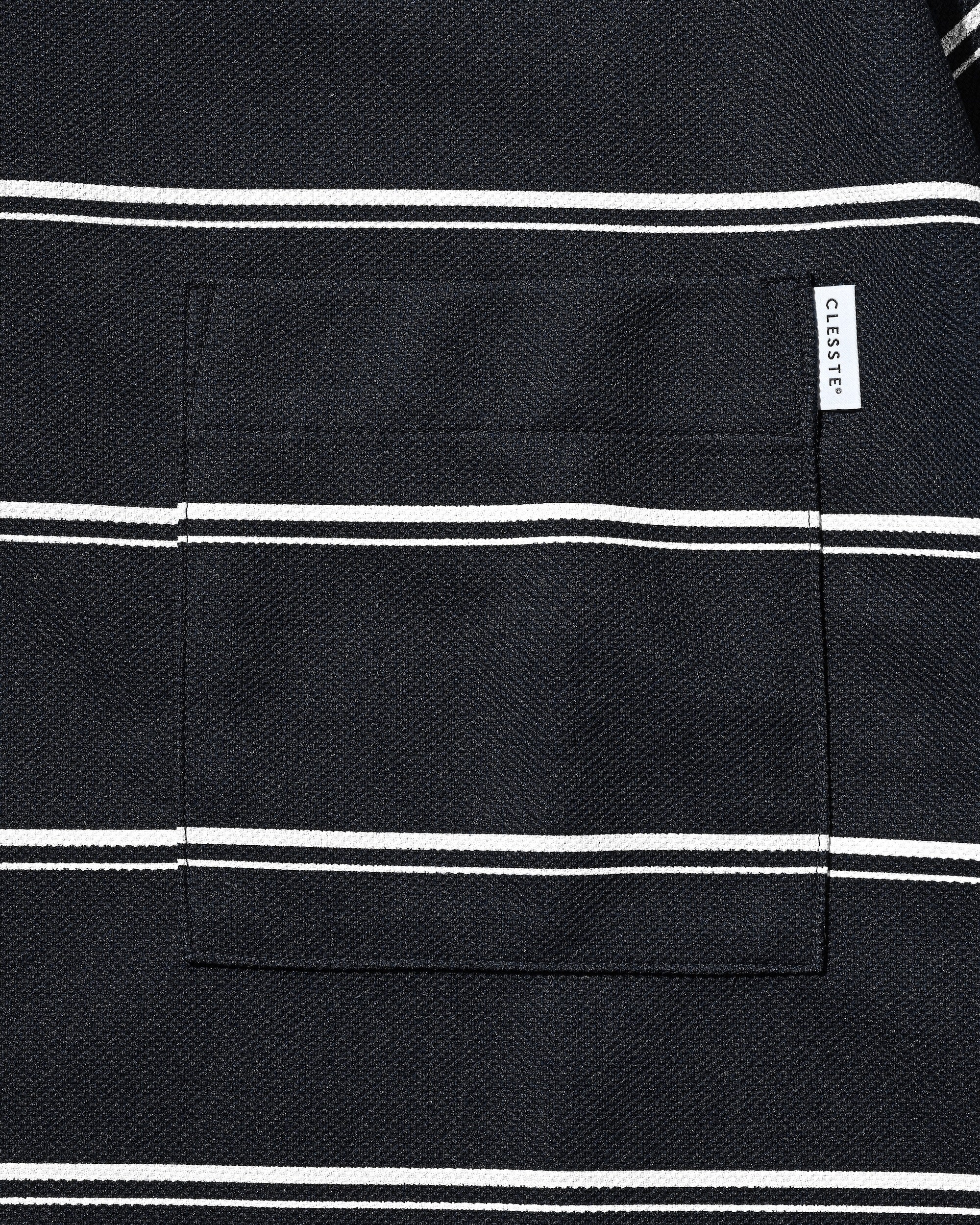 THICK/THIN STRIPE ACTIVE CITY POLO S/S SHIRTS(NAVY)