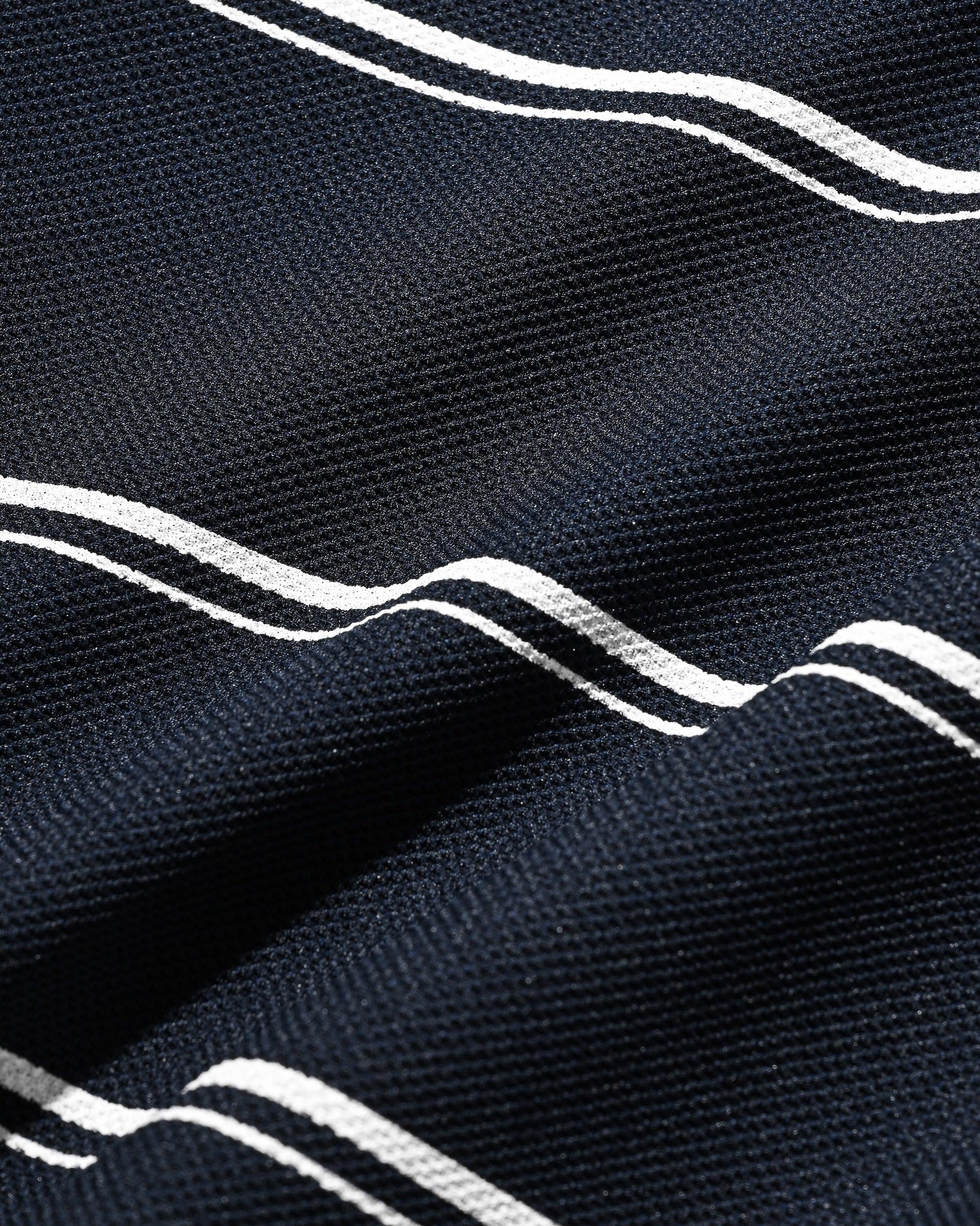 THICK/THIN STRIPE ACTIVE CITY POLO S/S SHIRTS(NAVY)