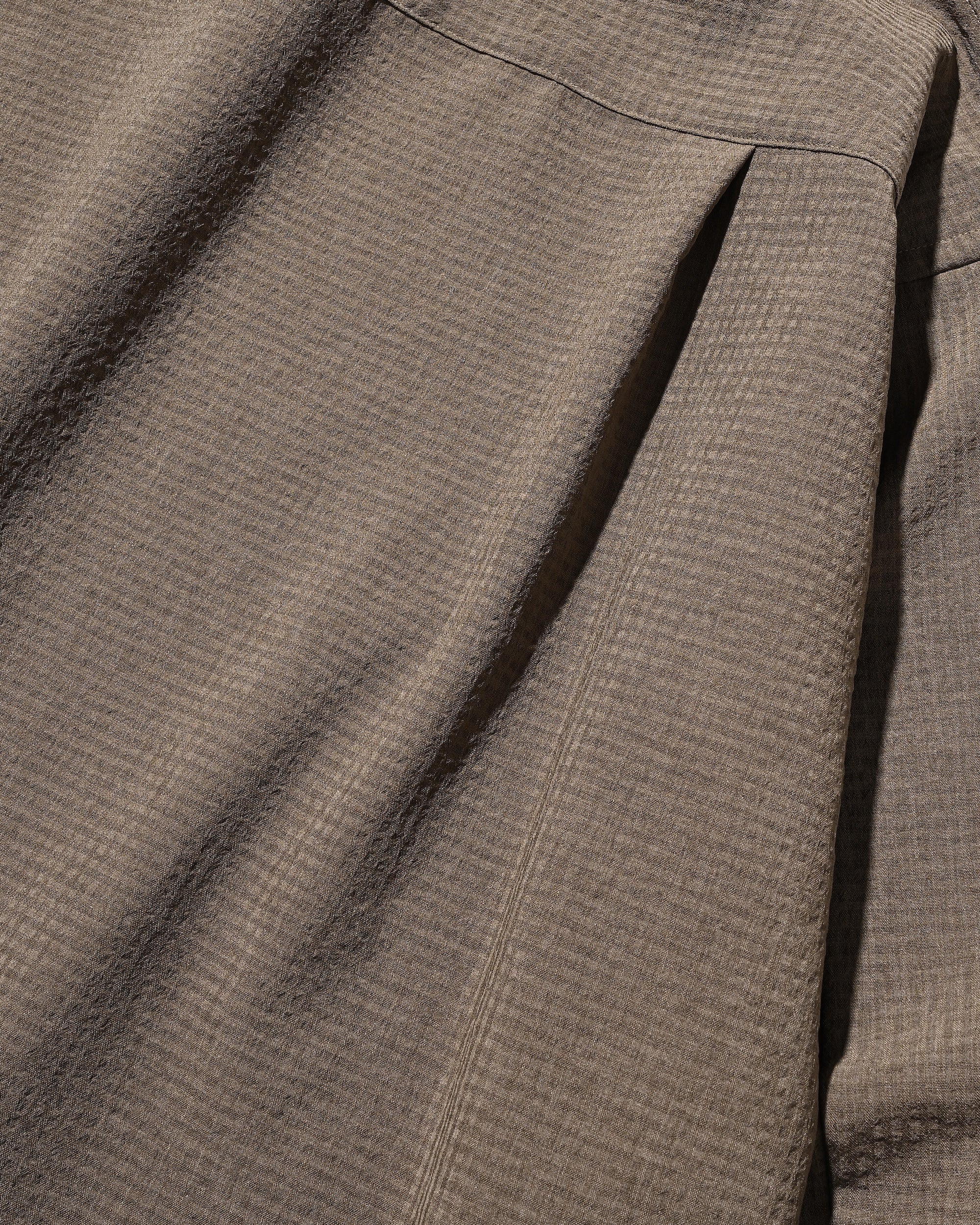 【4.29 WED 20:00 IN STOCK】SHADOW GINGHAM CHECK EVERYDAY L/S SHIRT (BEIGE)