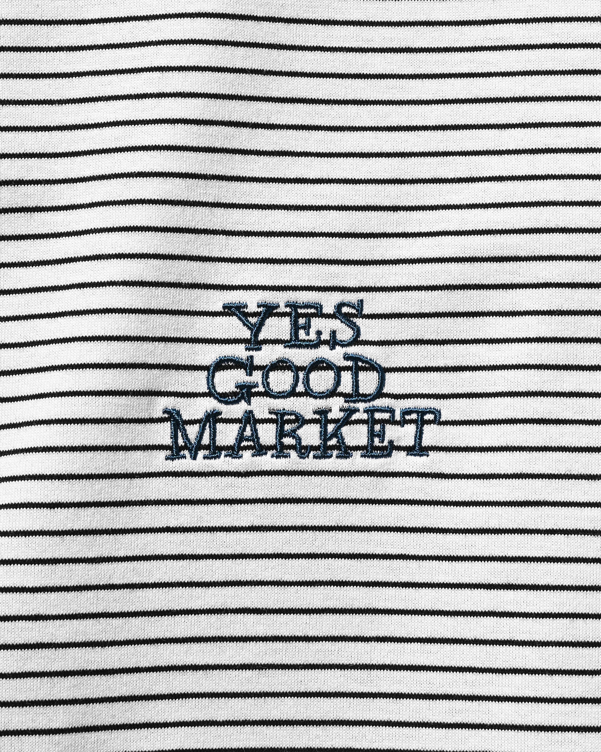【10.15 WED 20:00- IN STOCK】"C"STRIPED L/S T-SHIRT WITH DRAWSTRINGS FOR YGM (WHITE×BLACK)