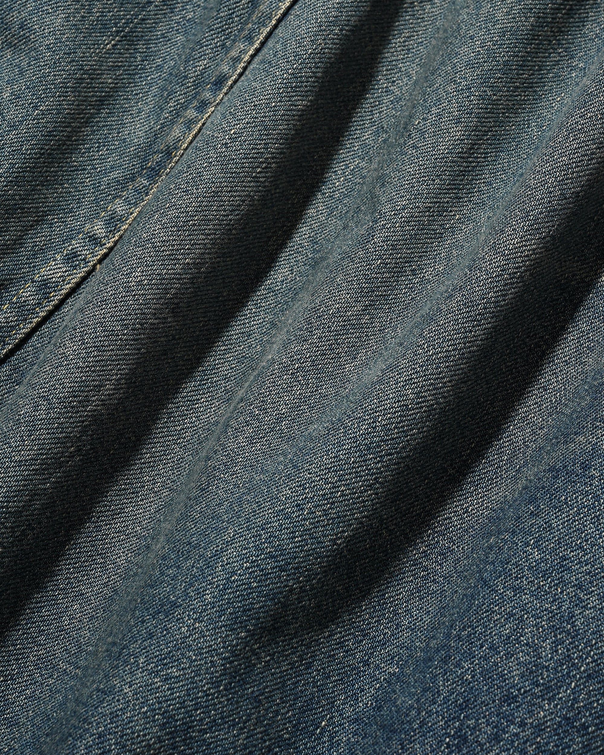 VINTAGE DYED SELVEDGE DENIM CITY MEGA POCKET BALLOON CARGO PANTS (VINTAGE INDIGO)