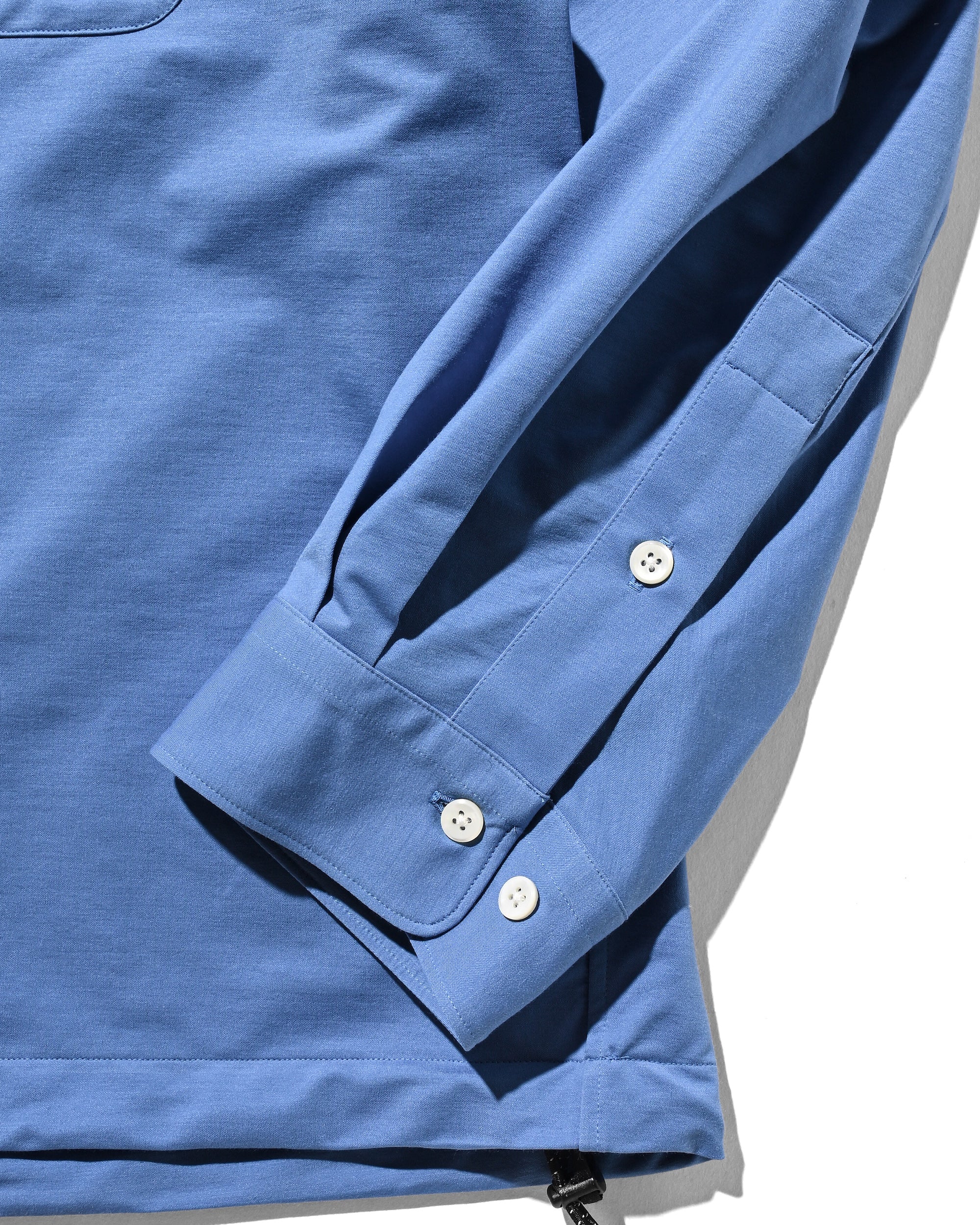 【9.27 SAT 20:00- IN STOCK】46G KNIT EVERYDAY PULLOVER L/S SHIRT (SAX BLUE)