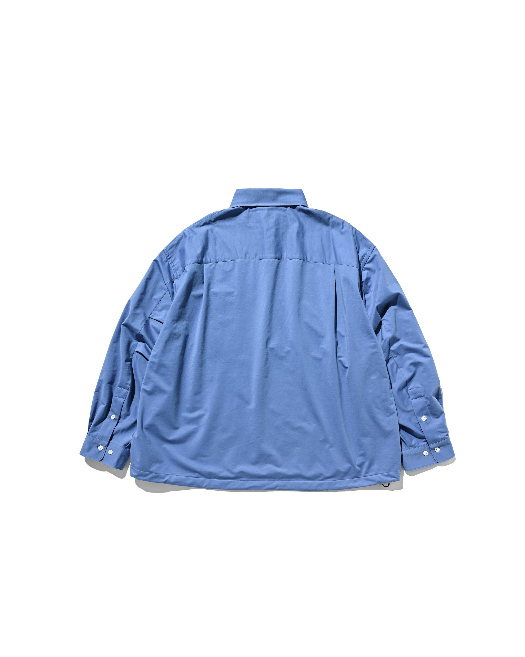 【9.27 SAT 20:00- IN STOCK】46G KNIT EVERYDAY PULLOVER L/S SHIRT (SAX BLUE)