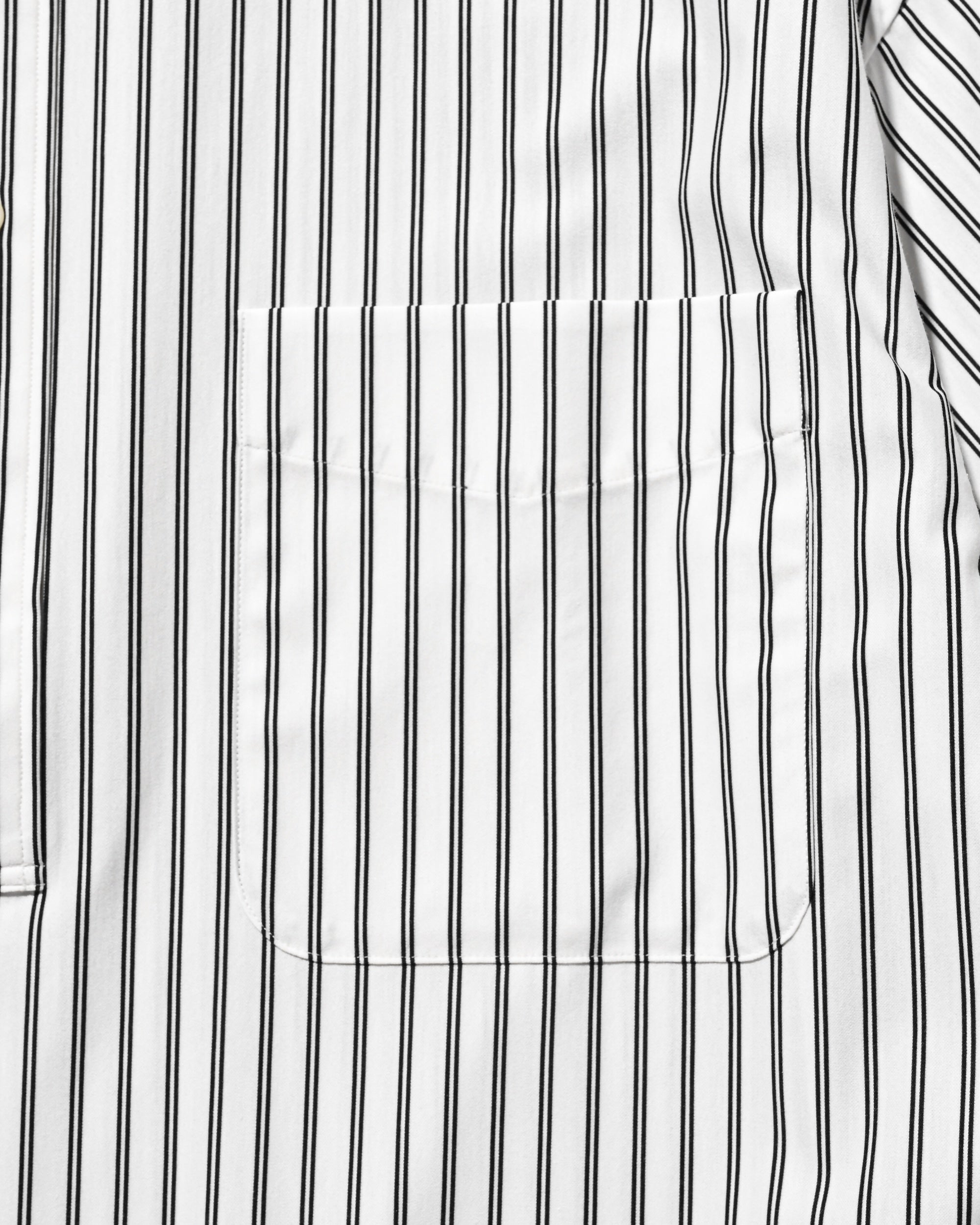【9.27 SAT 20:00- IN STOCK】46G KNIT EVERYDAY PULLOVER L/S SHIRT (WHITE STRIPE)