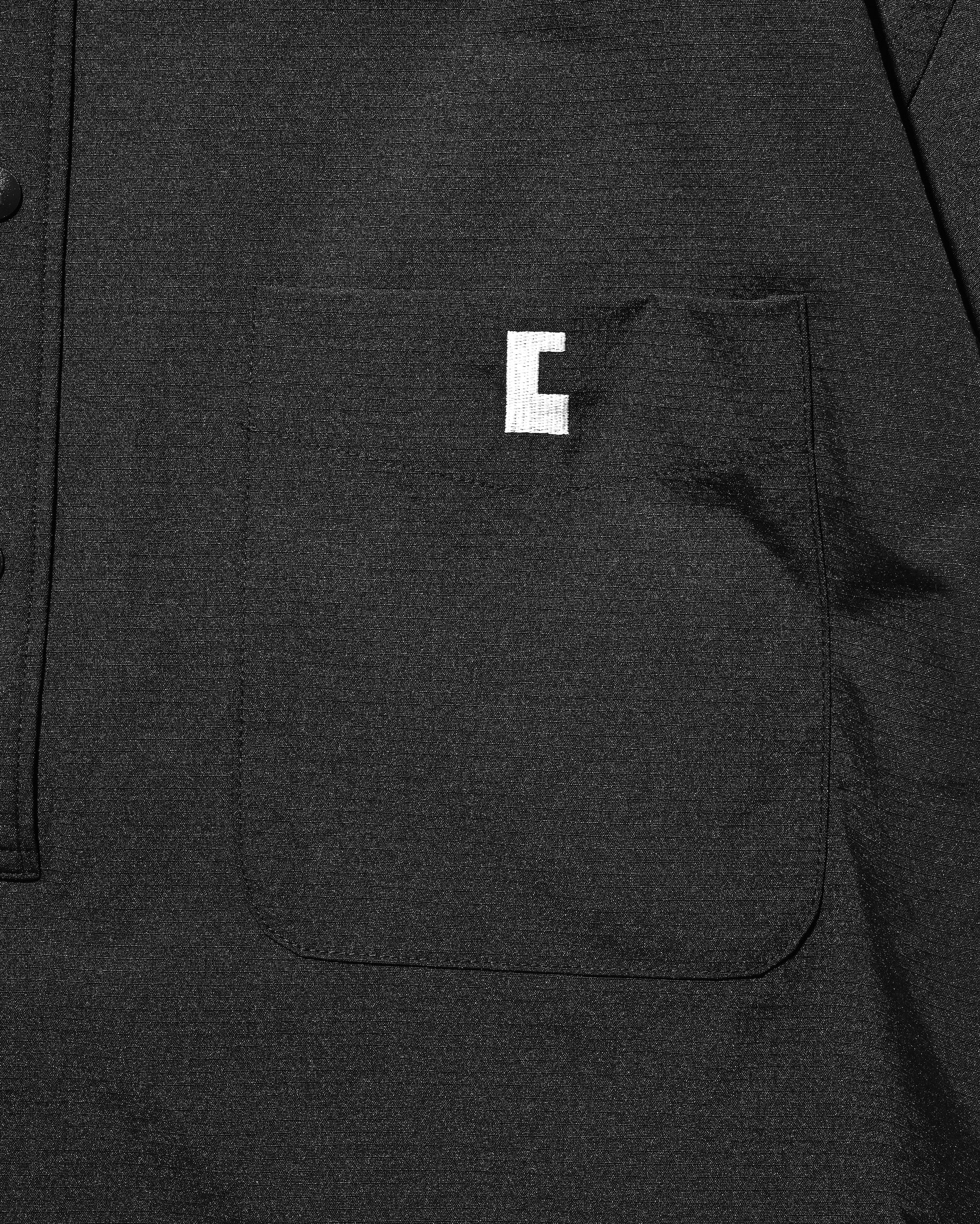 【9.20 SAT 20:00- IN STOCK】CITY UNIFORM L/S PULLOVER SHIRT (BLACK)