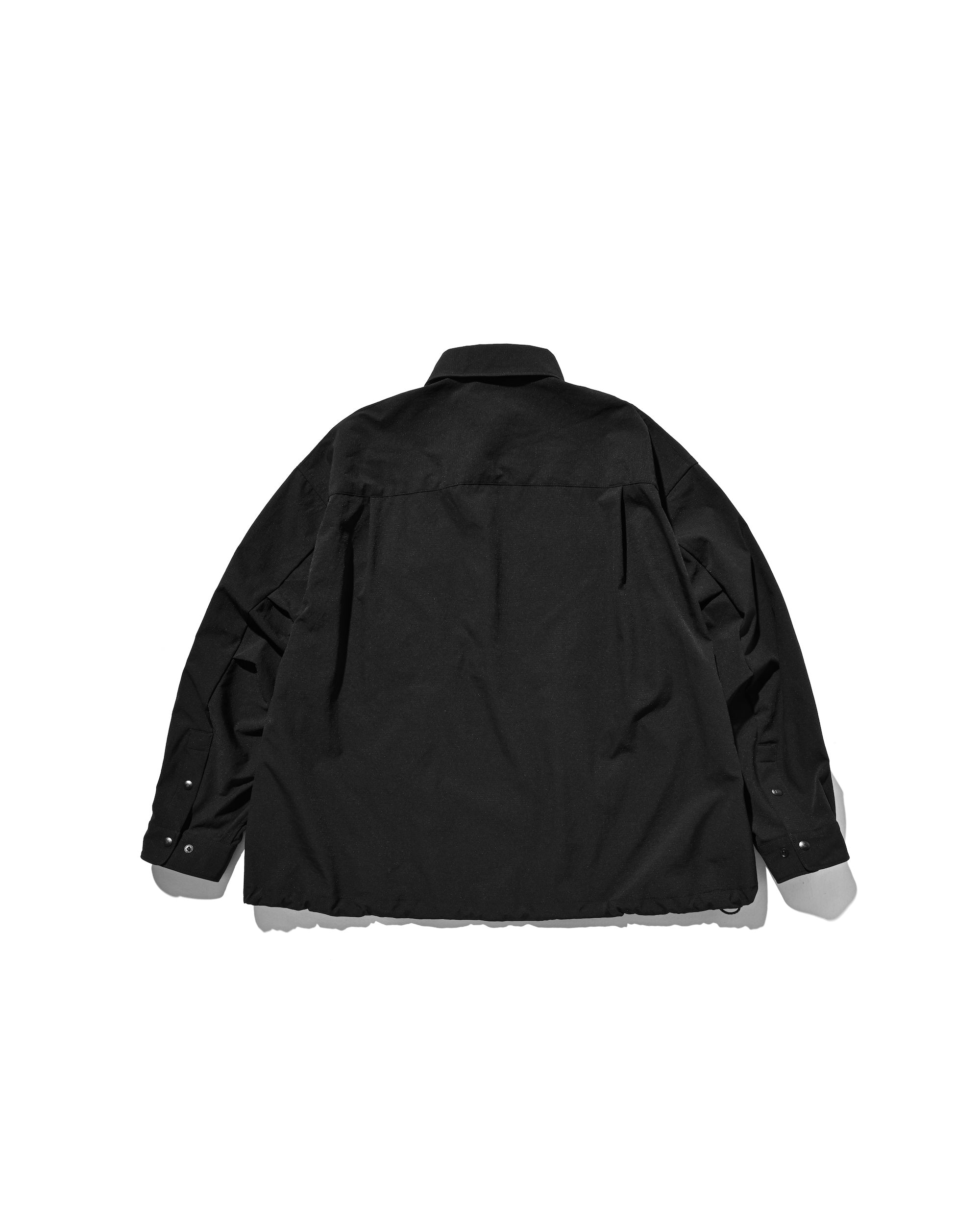 【9.20 SAT 20:00- IN STOCK】CITY UNIFORM L/S PULLOVER SHIRT (BLACK)