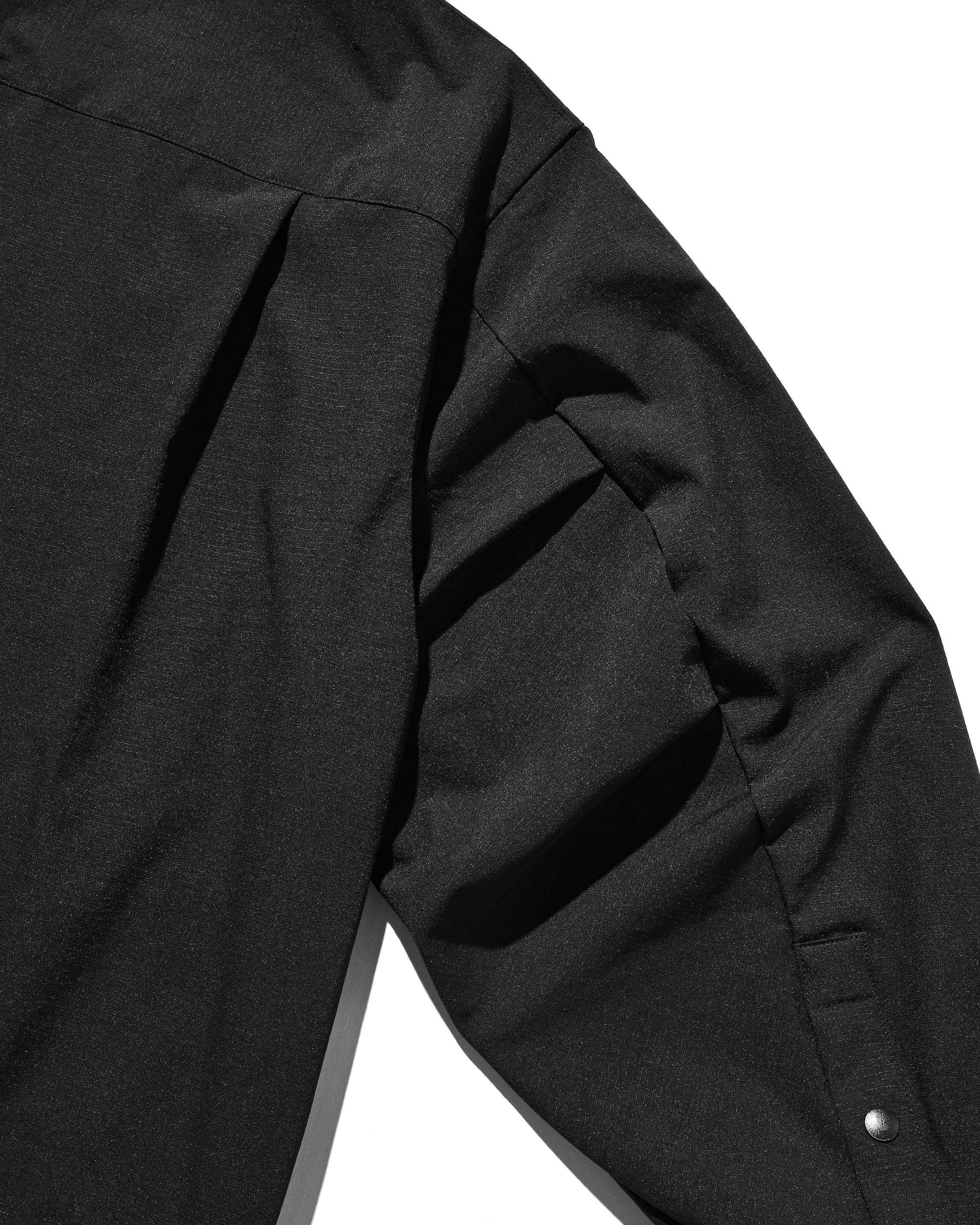 【9.20 SAT 20:00- IN STOCK】CITY UNIFORM L/S PULLOVER SHIRT (BLACK)