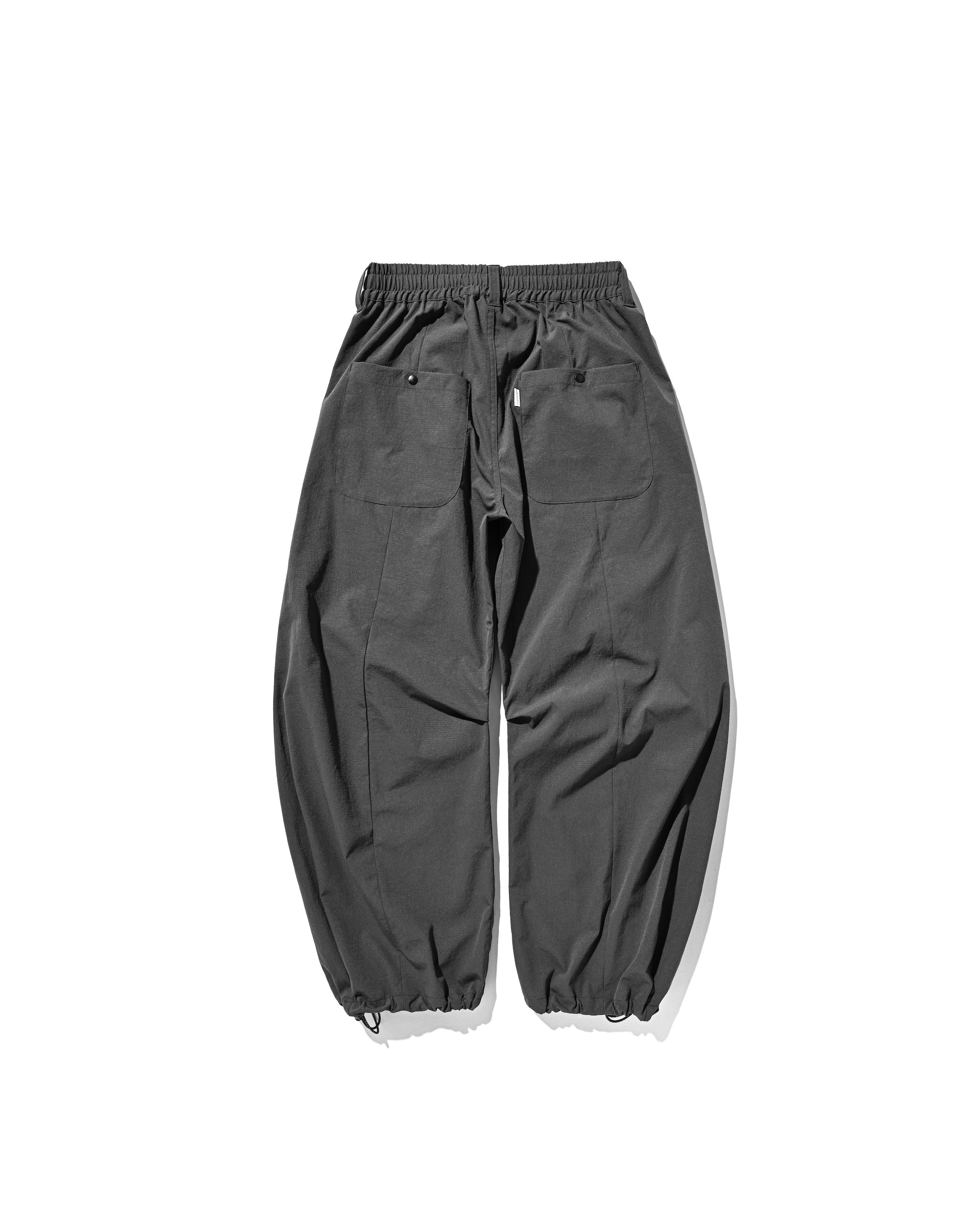 【9.20 SAT 20:00- IN STOCK】CITY UNIFORM BARREL LEG EASY PANTS (GRAY)