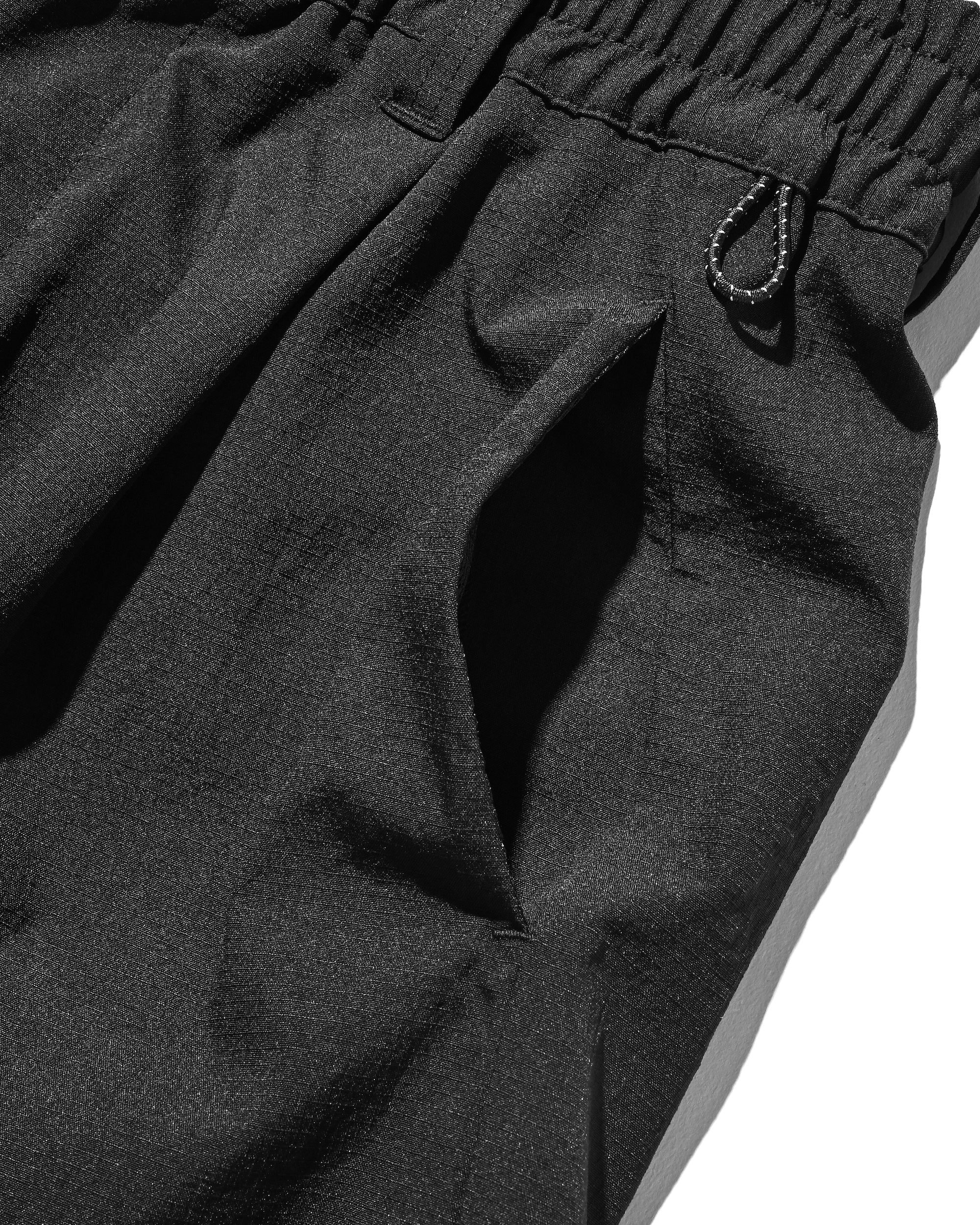 【9.20 SAT 20:00- IN STOCK】CITY UNIFORM BARREL LEG EASY PANTS (BLACK)