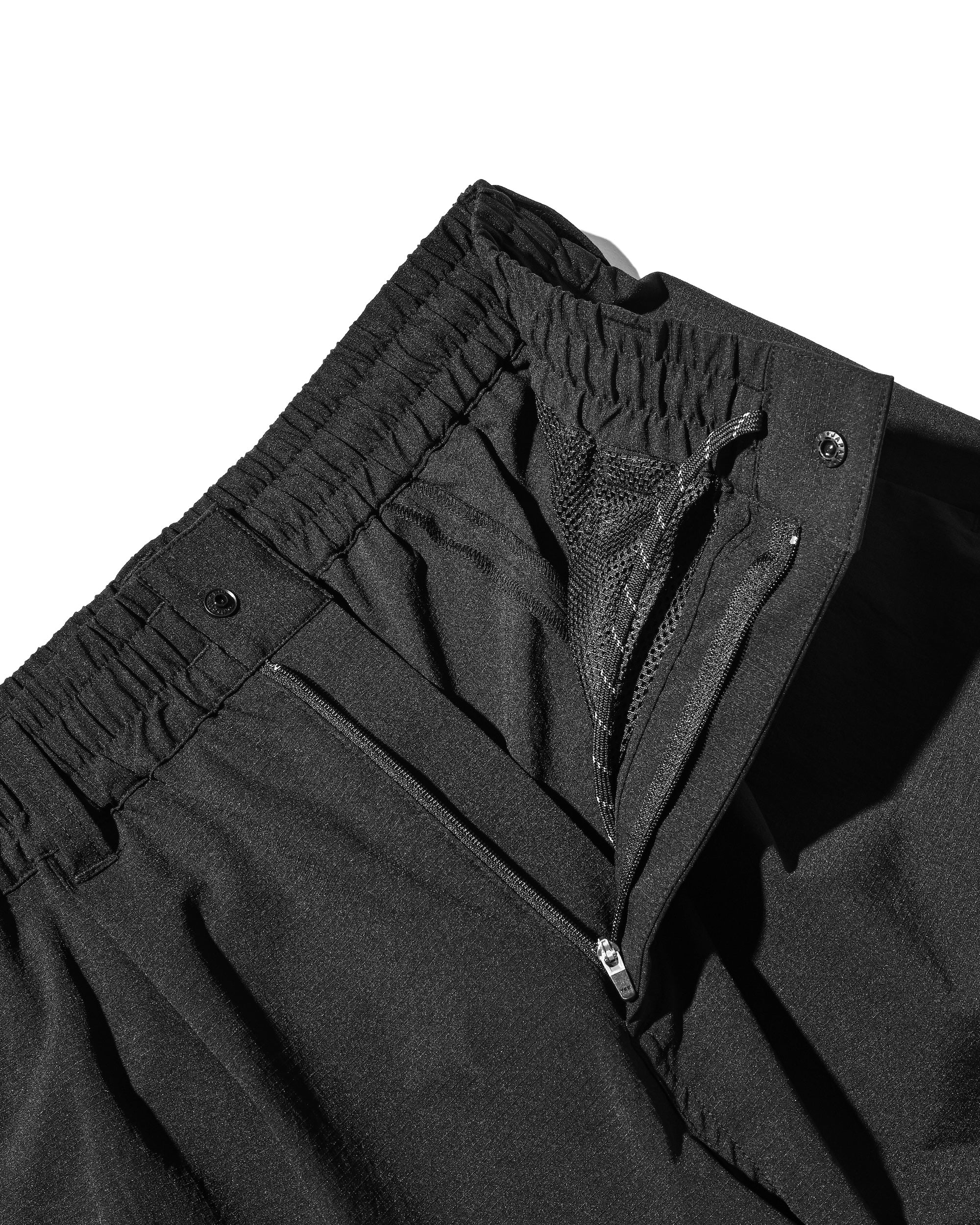 【9.20 SAT 20:00- IN STOCK】CITY UNIFORM BARREL LEG EASY PANTS (BLACK)