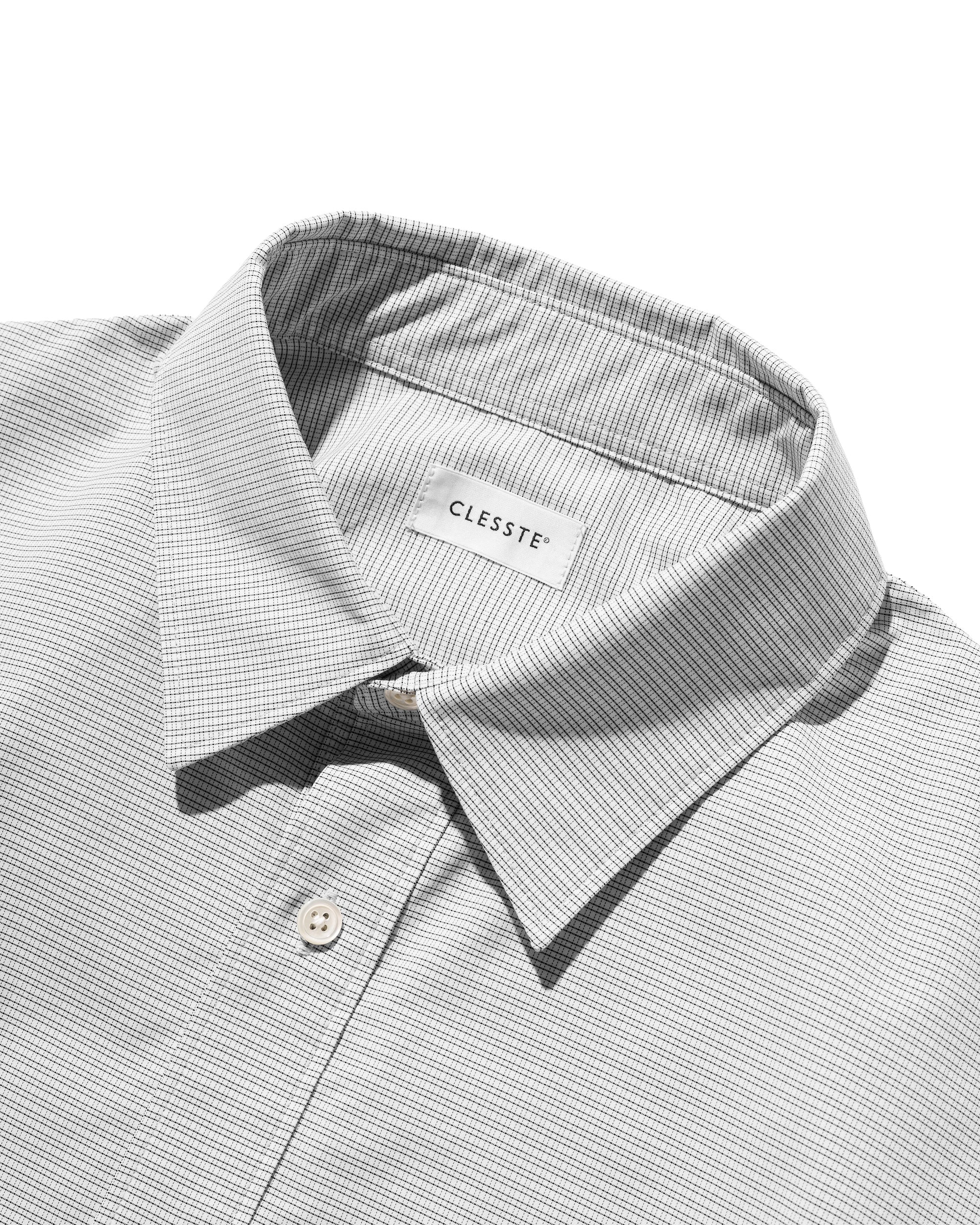 【5.6 TUE 20:00- IN STOCK】MINI PLAID L/S PULLOVER SHIRT (WHITE)